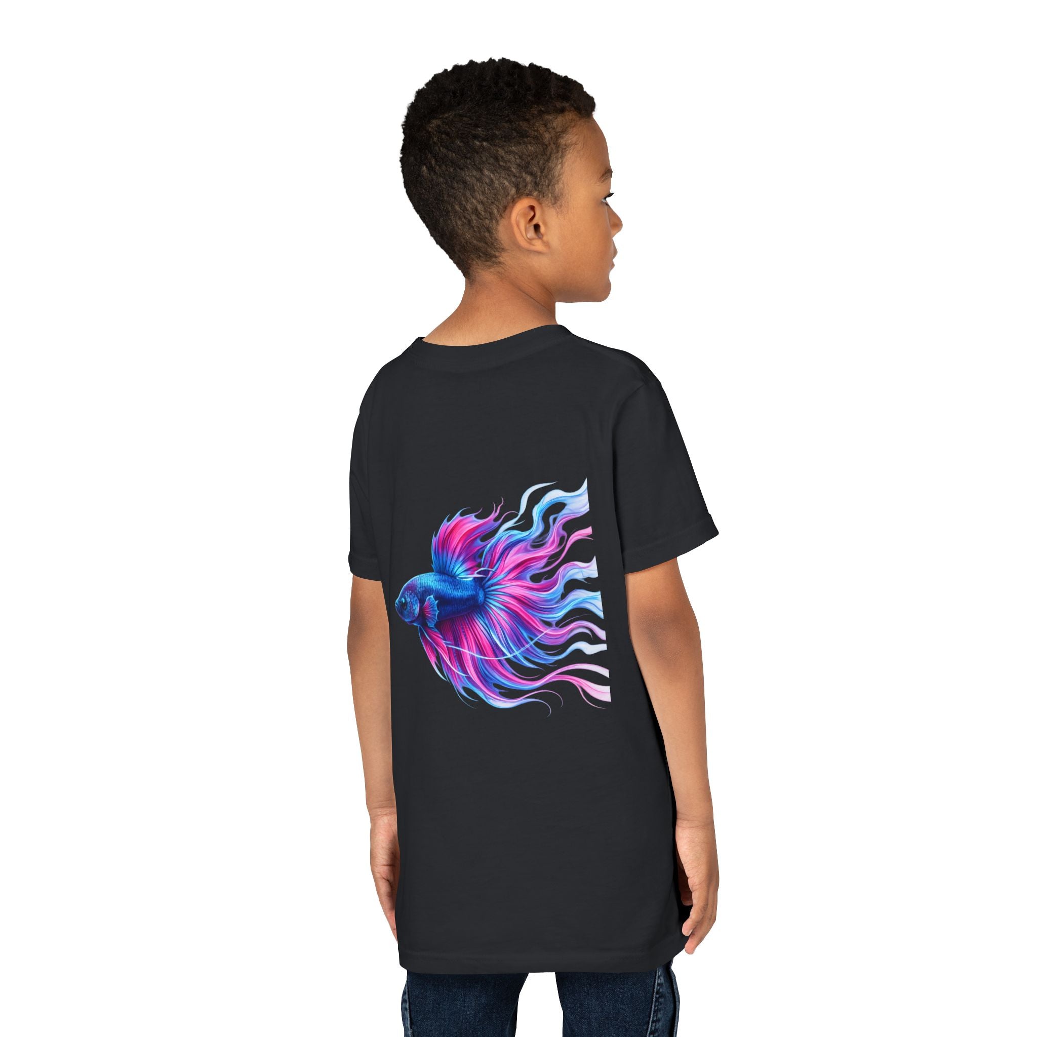 Youth Tee - Colorful Betta Fish Graphic Shirt