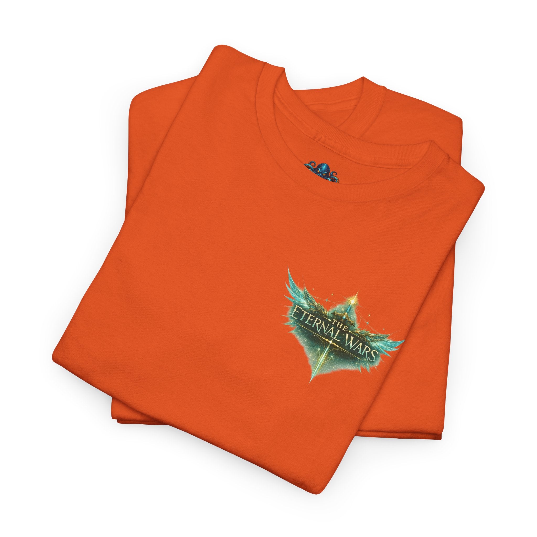T-Shirt — Nature Warrior Graphic Tee with Man and Dog Illustration
