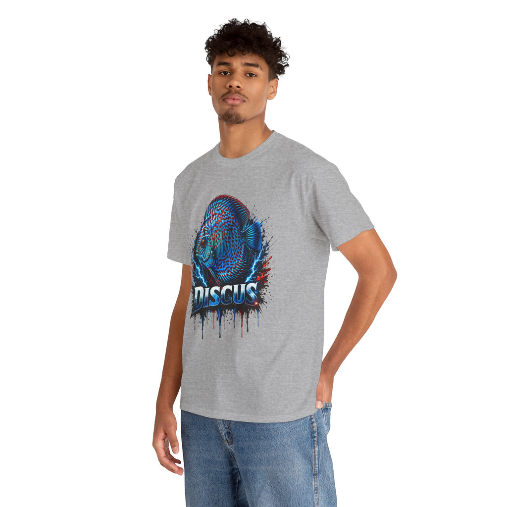 Discus Fish Graphic Tee - Vibrant Aquarium Fish Shirt