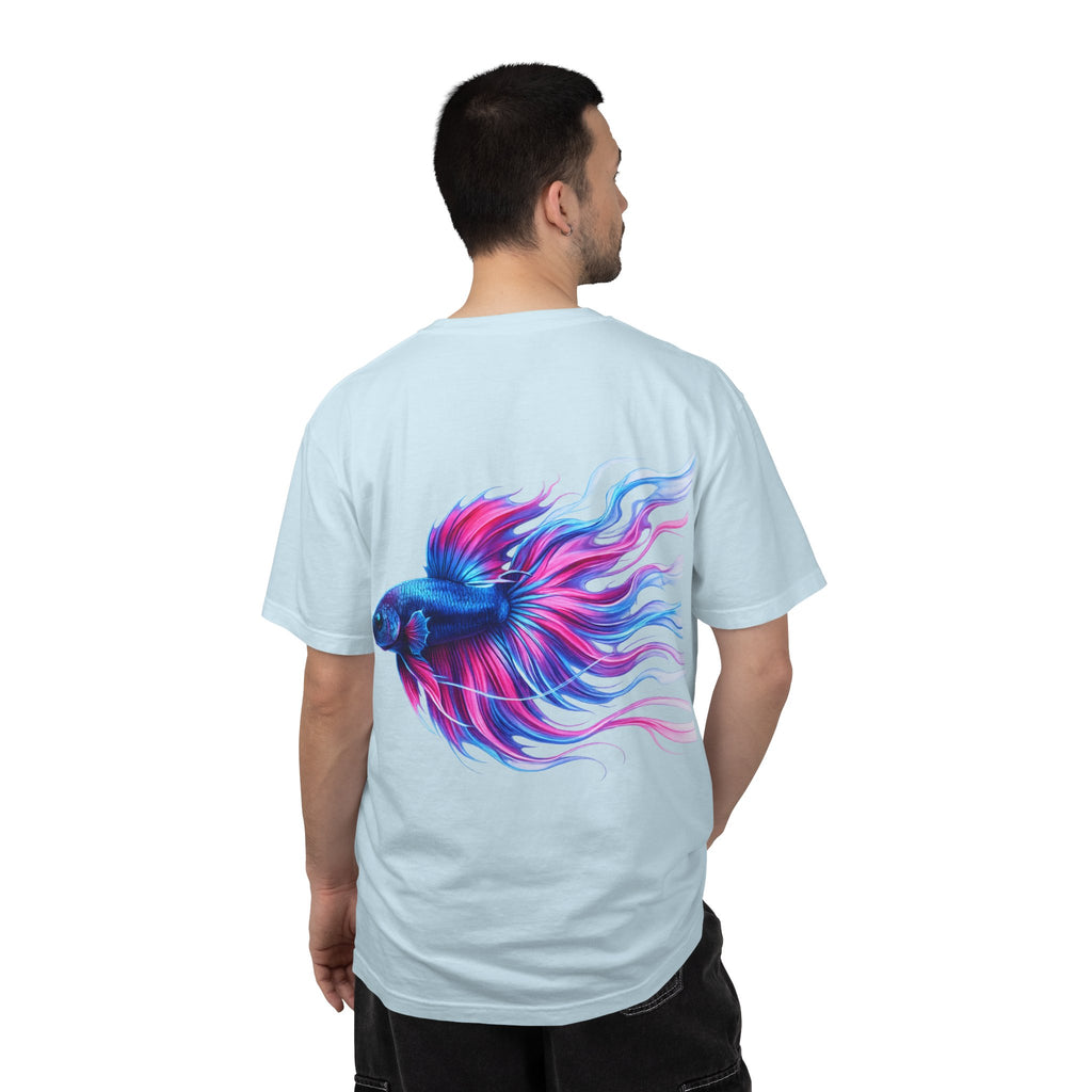 Electric Paint Betta T-Shirt — Neon Betta Splendens Art Tee