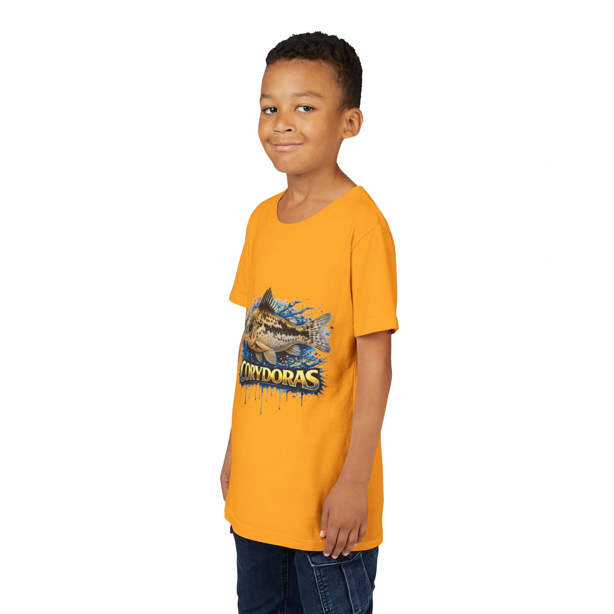 Corydoras Fish Youth Tee – Cute Aquarium Catfish Graphic Shirt