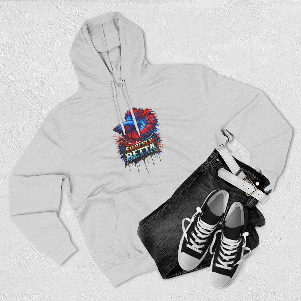 Fiercely Betta – Premium "Neon Flare" 3-End Fleece Hoodie