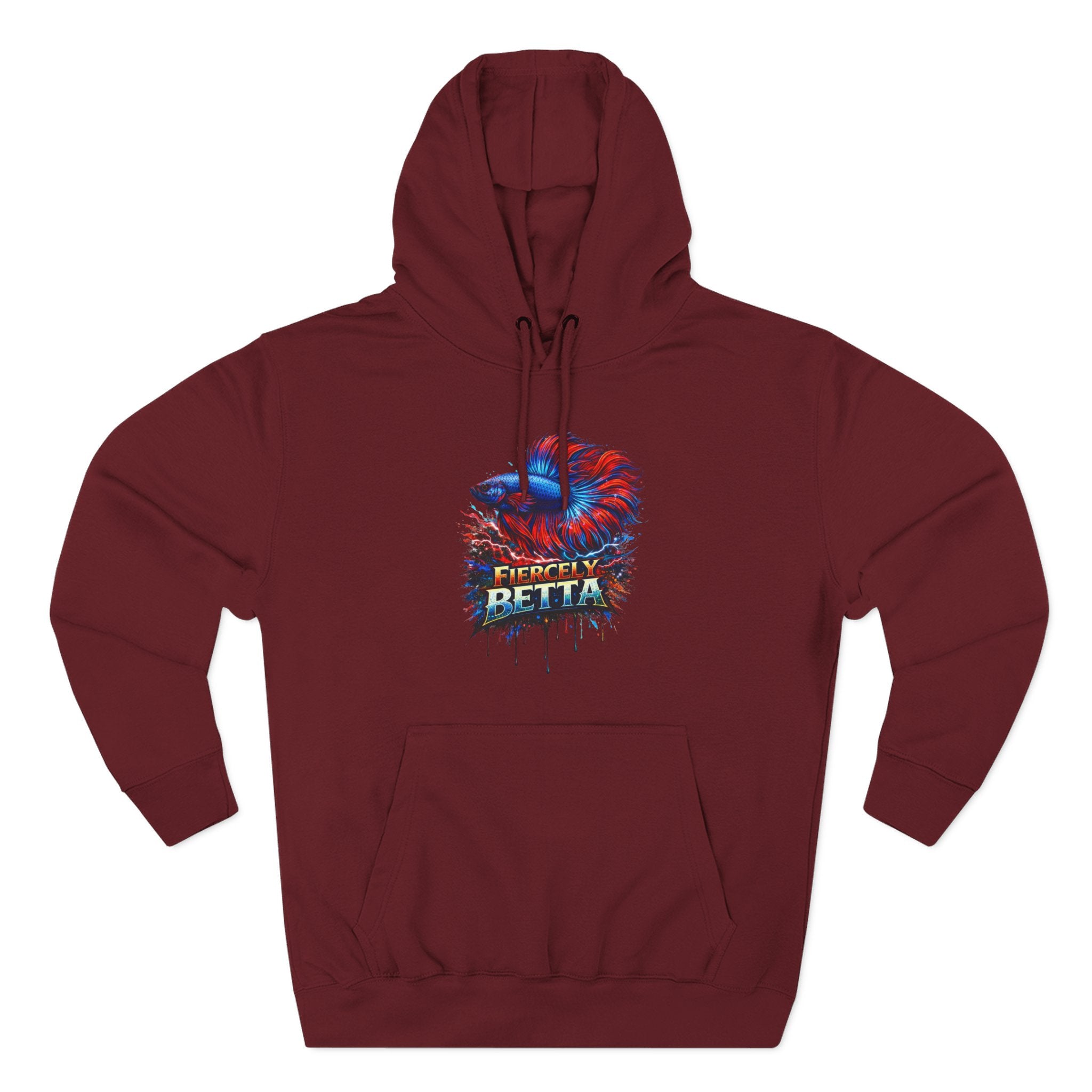 Fiercely Betta – Premium "Neon Flare" 3-End Fleece Hoodie