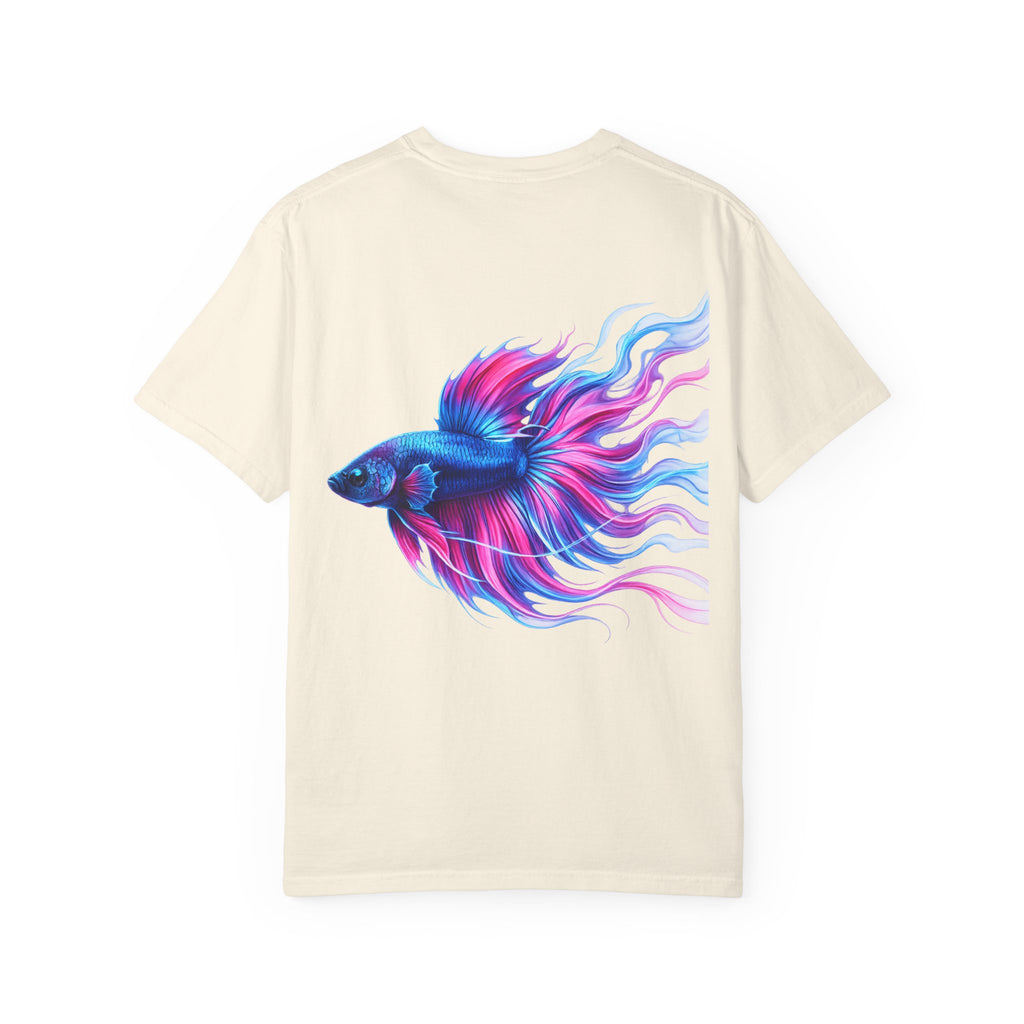 Electric Paint Betta T-Shirt — Neon Betta Splendens Art Tee