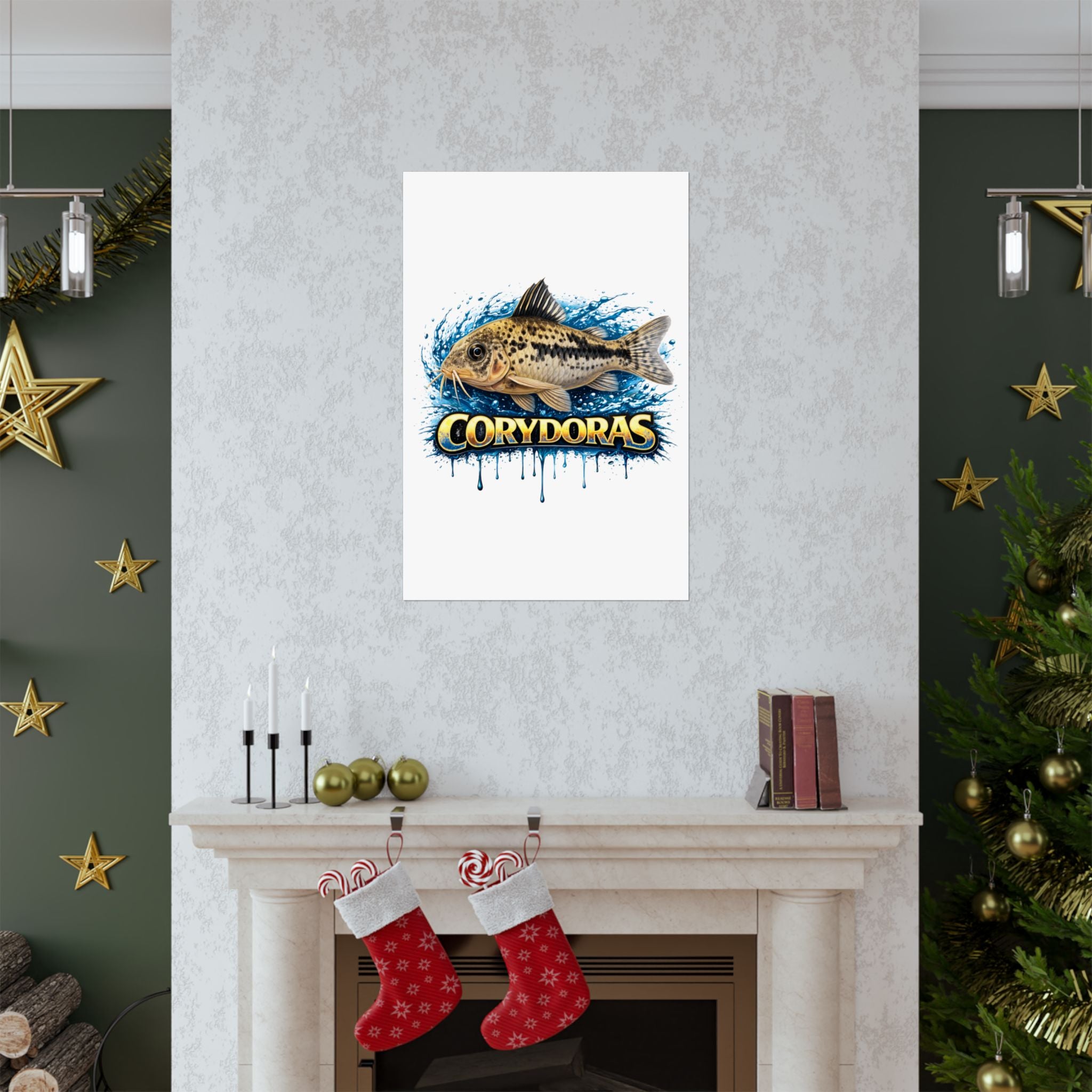 Corydoras Fish Matte Poster — Aquarium Lover Wall Art