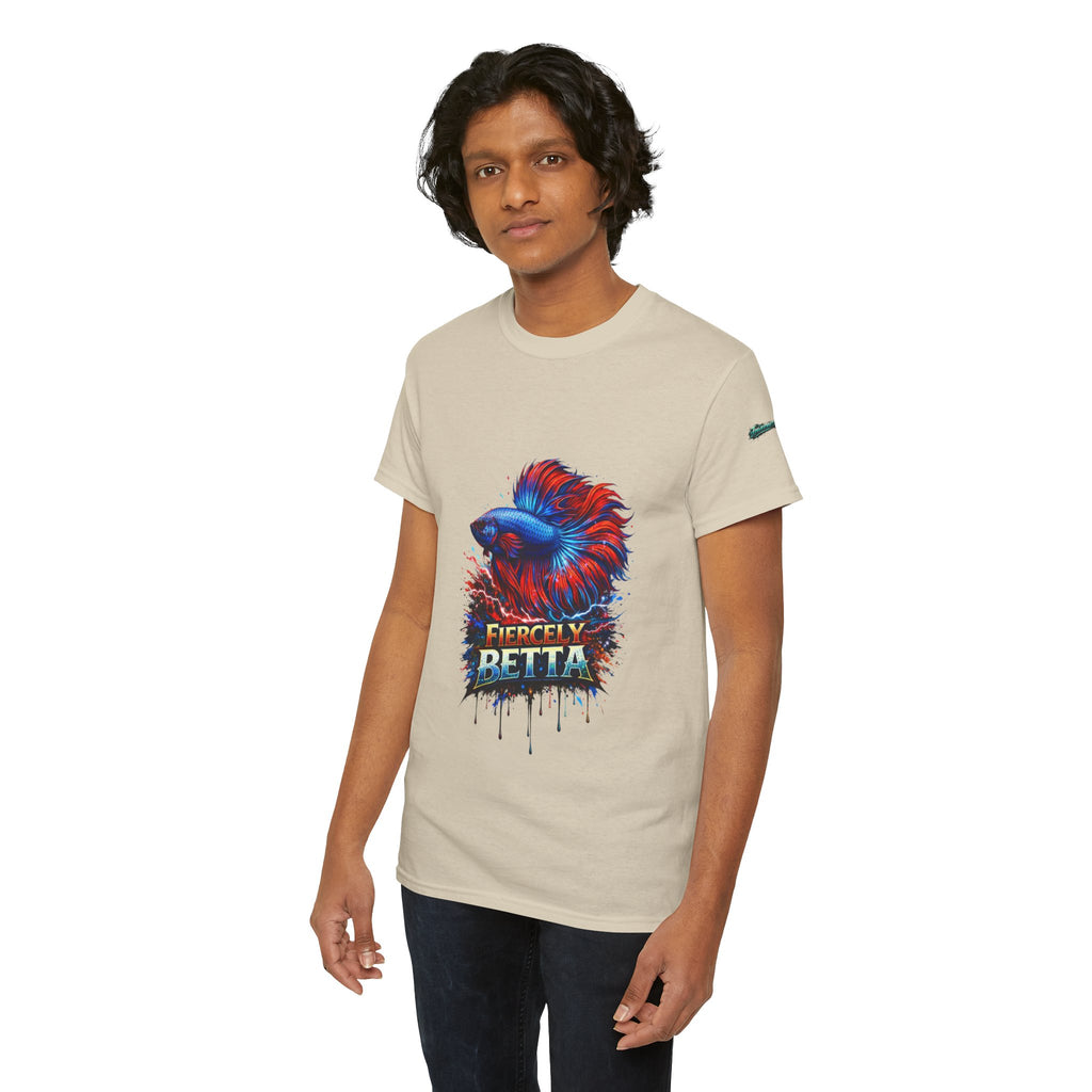 Betta Fish T-Shirt — Fiercely Betta Colorful Aquarium Fish Tee