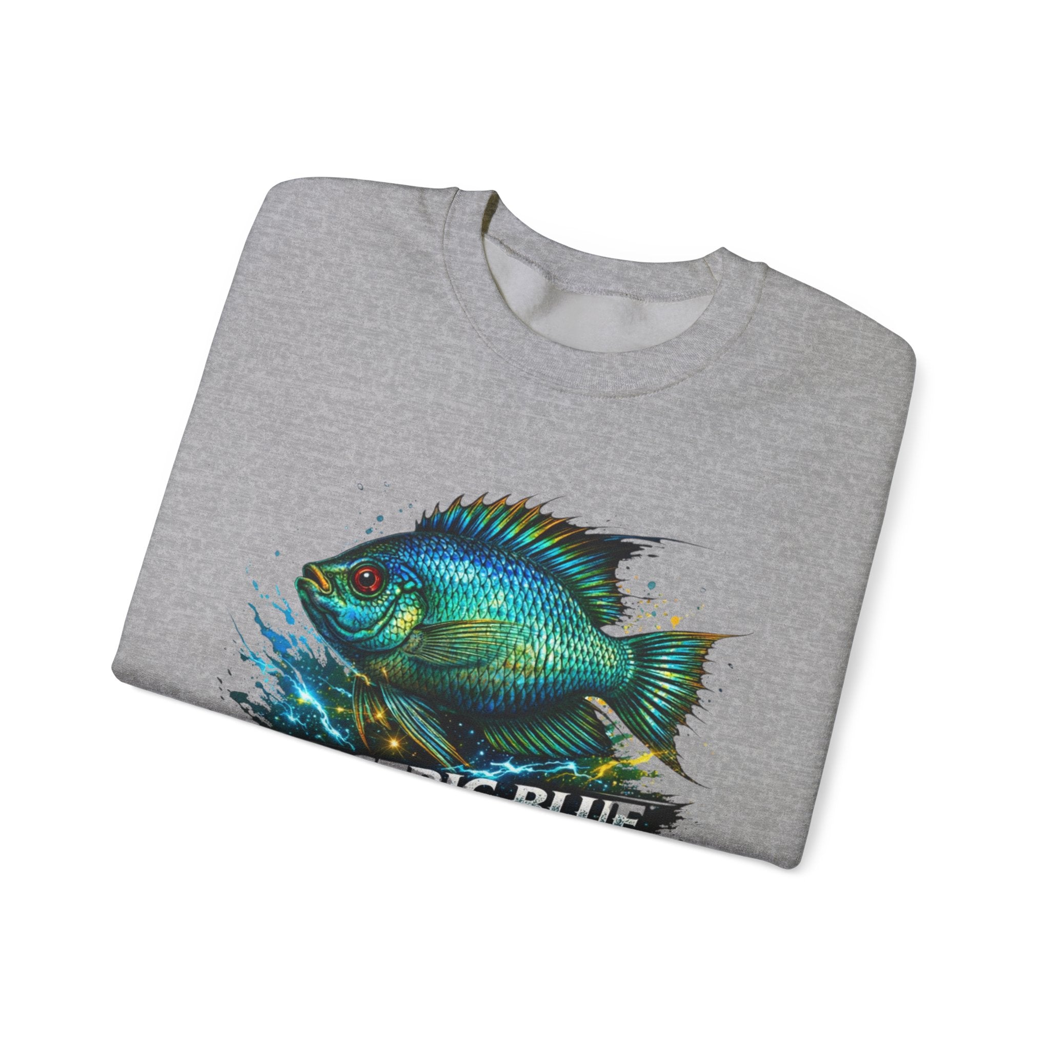 Electric Blue Acara – Heavy Blend™ Crewneck Sweatshirt
