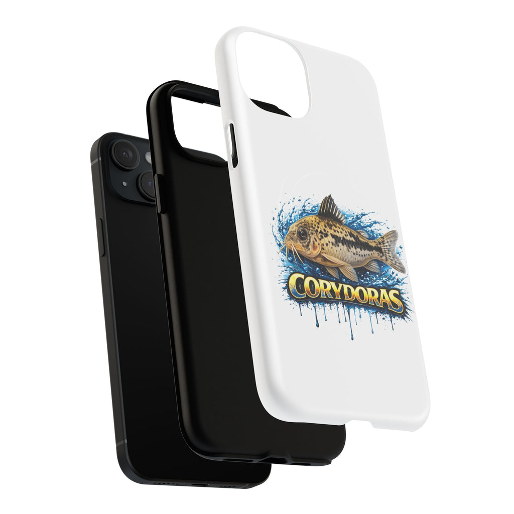 Corydoras Tough Magnetic Phone Case — Protective Fish Aquarium Design
