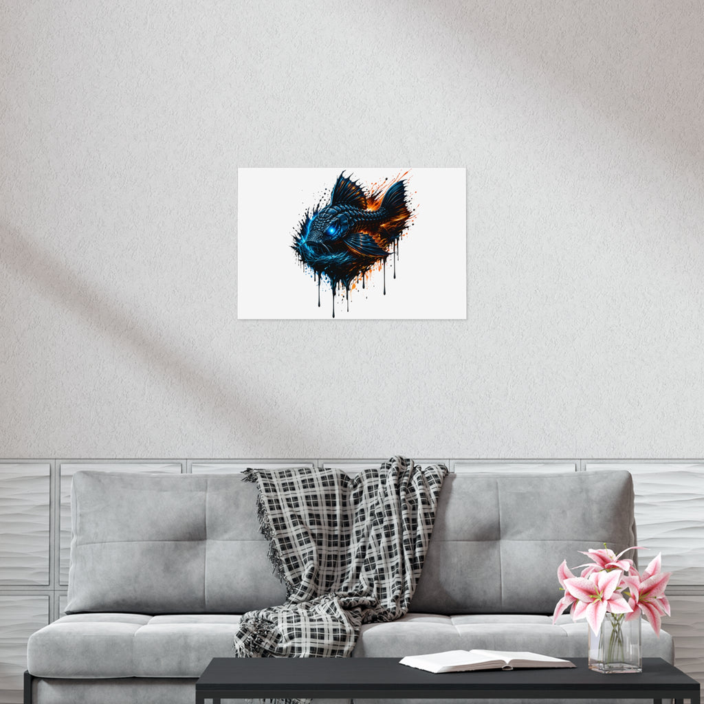 Armored Pleco – Premium Uncoated Matte Poster L-185