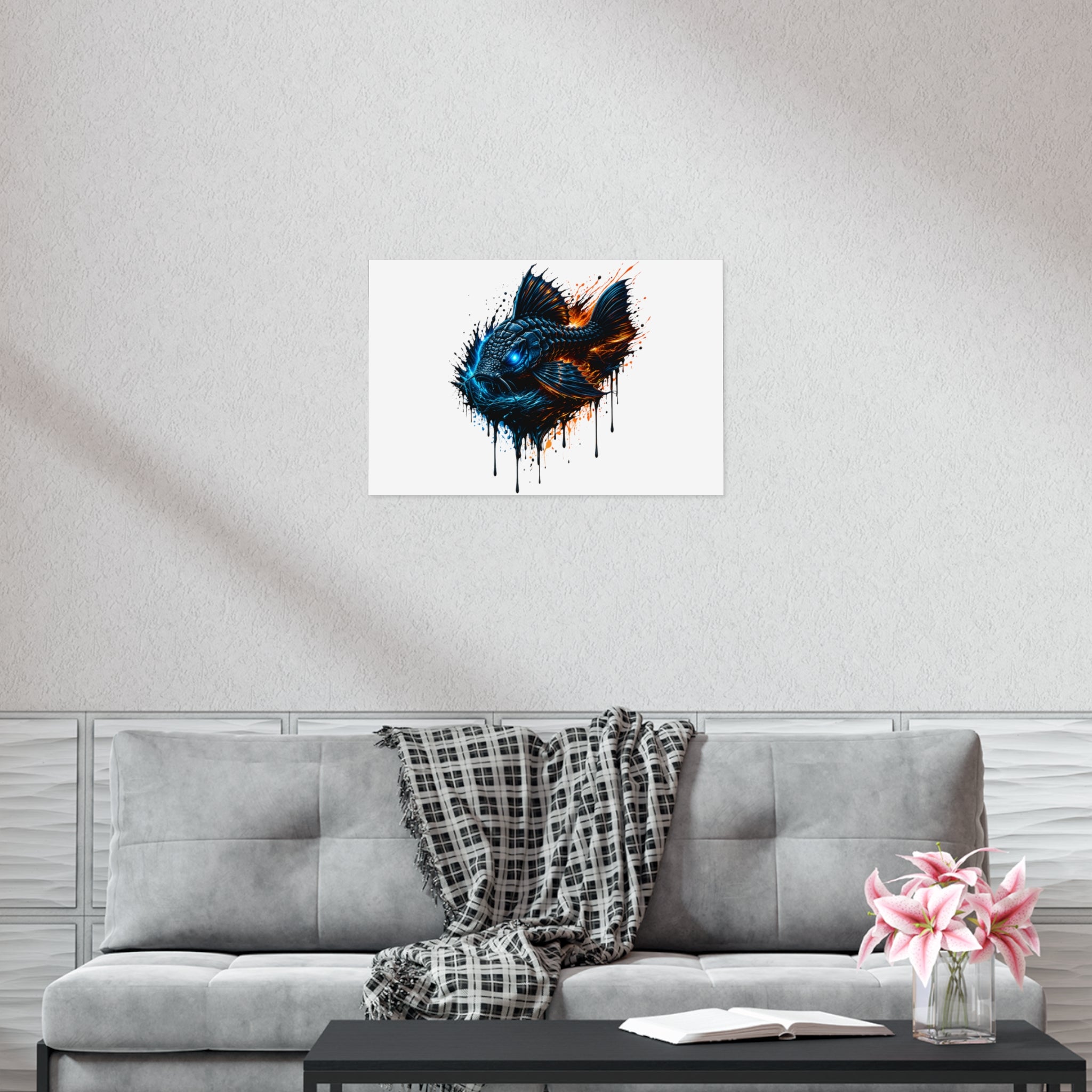 Armored Pleco – Premium Uncoated Matte Poster L-185