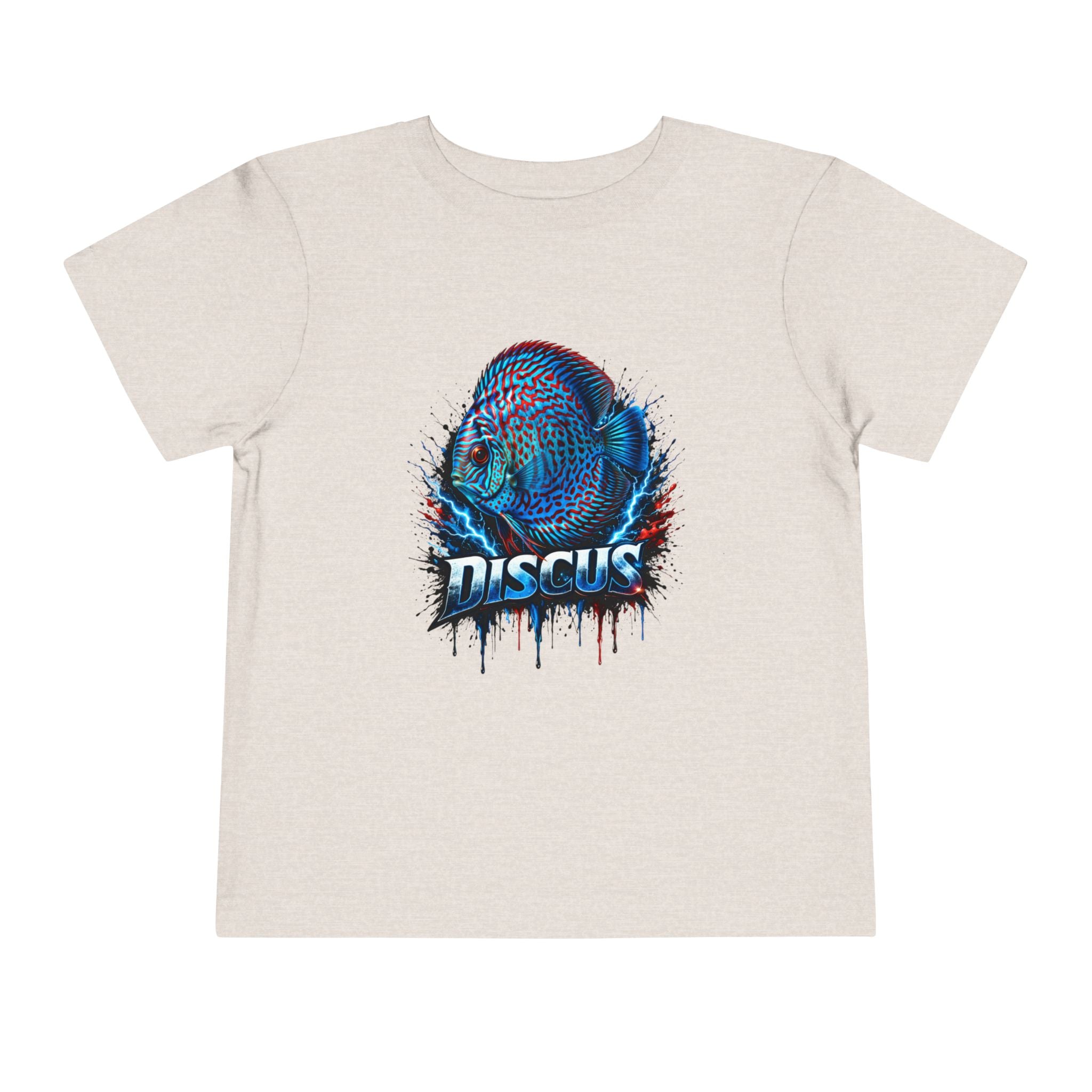 Toddler Tee - Colorful Discus Fish Graphic "Discus"