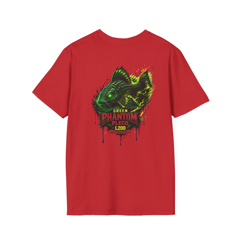Green Phantom Pleco Tee — Graphic Fish Aquarium Shirt
