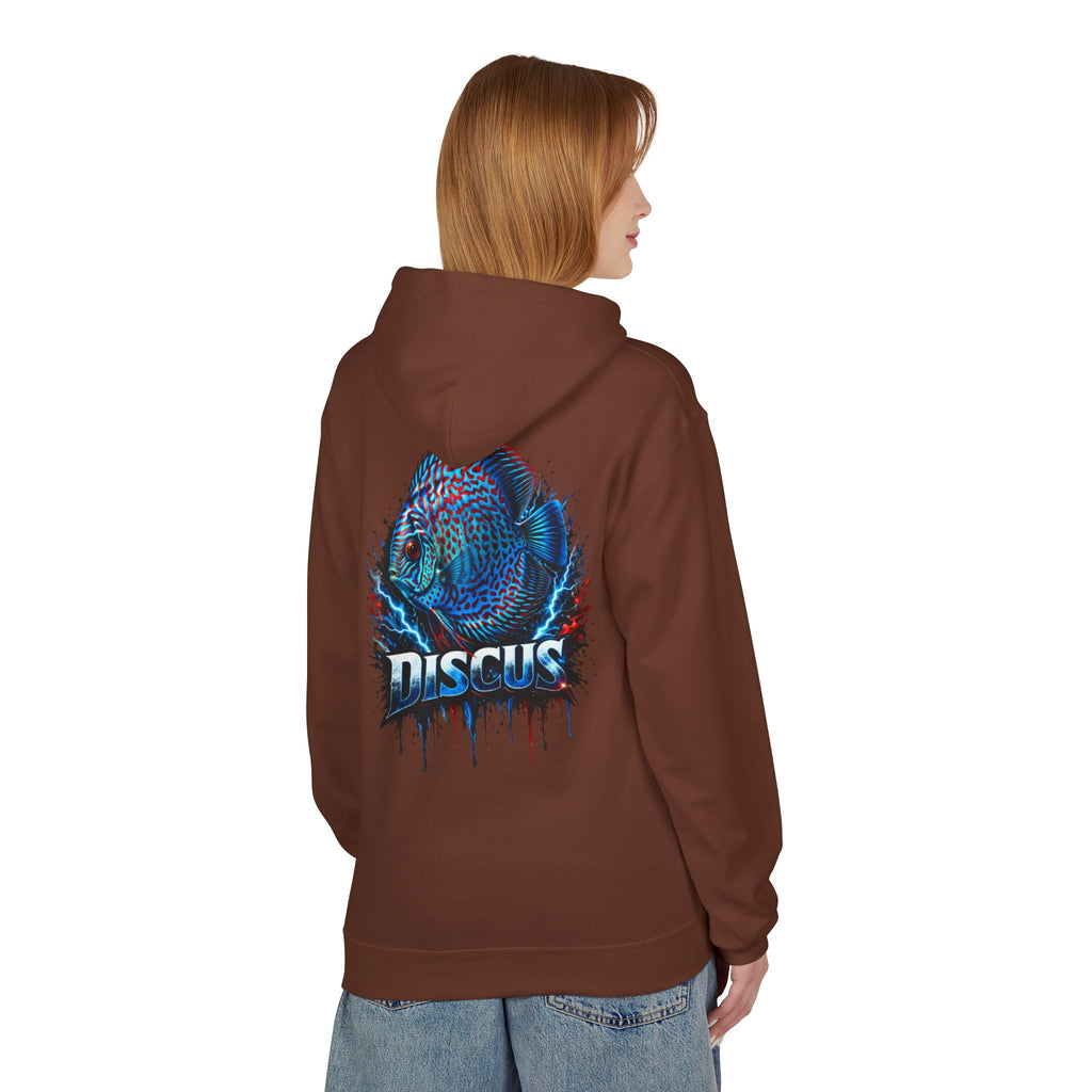 Discus Fish Hoodie — Vibrant Aquarium Graphic Pullover