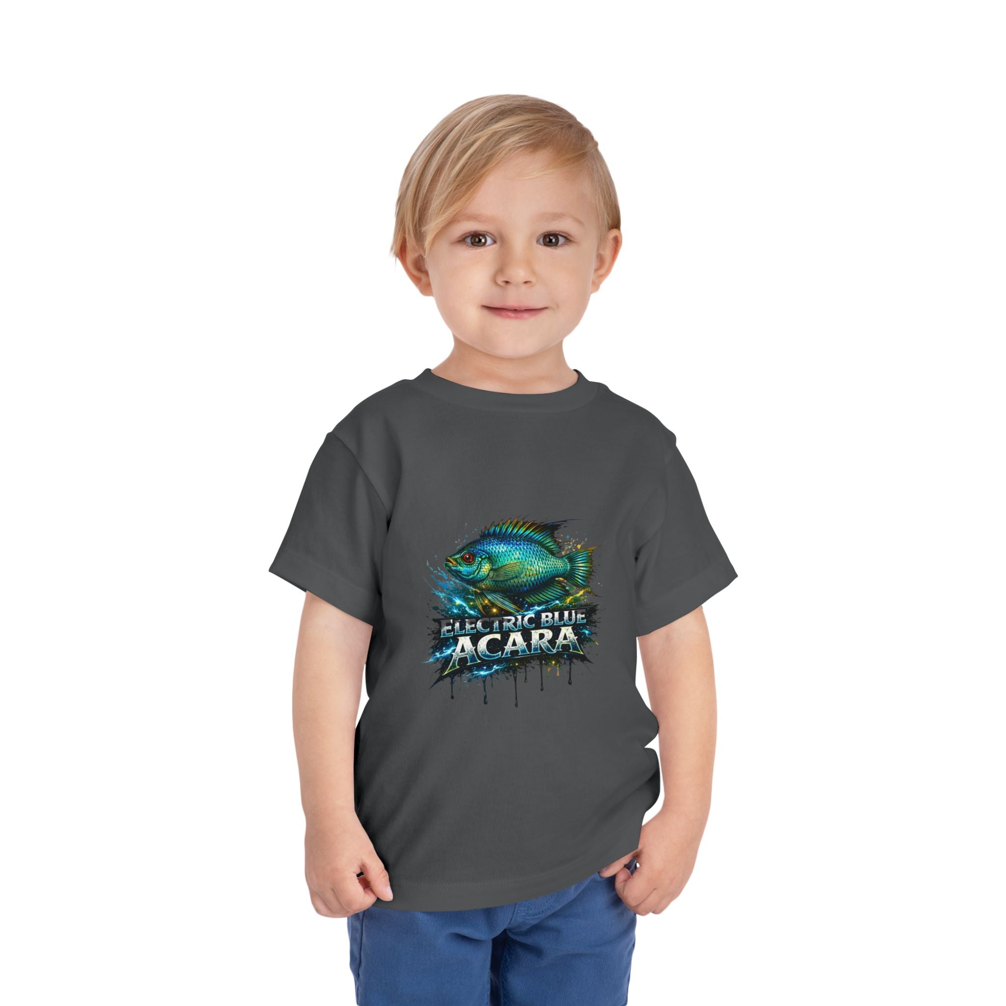 Electric Blue Acara – Toddler Graphic Tee