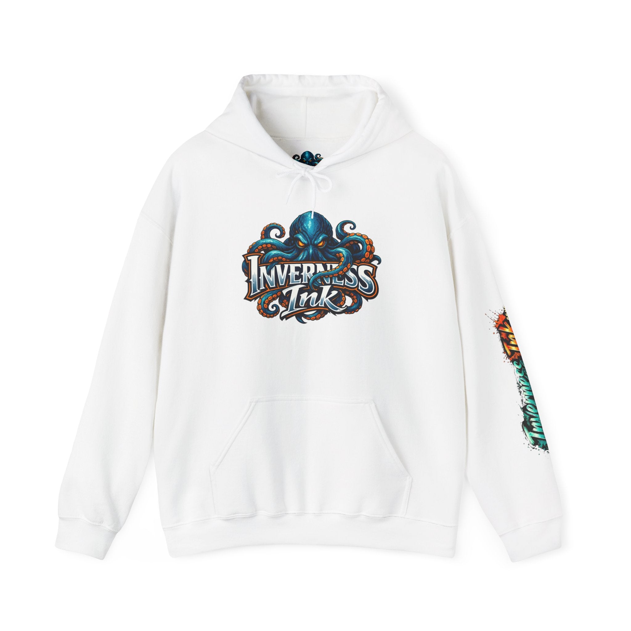 Electric Paint Betta — Artisan Series Hoodie — Inverness Ink Graphic Pullover