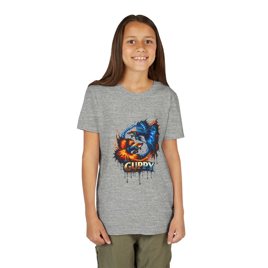 Fire & Ice Guppy – Youth "Neon Flare" Premium Tee