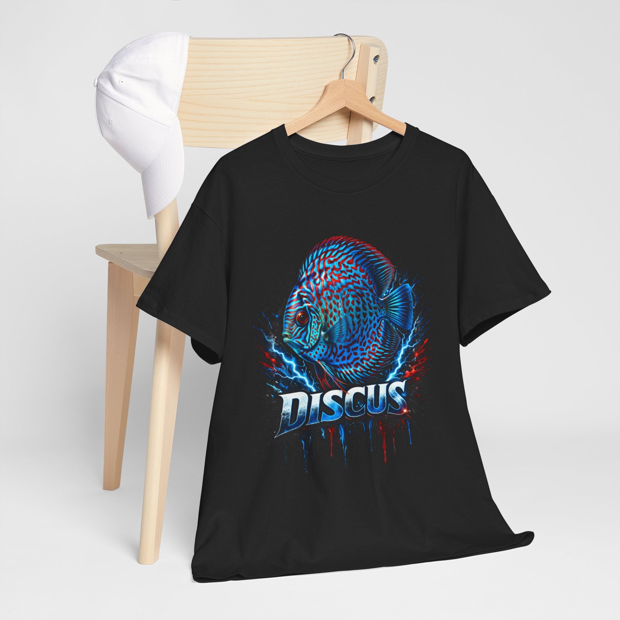 Discus Fish Graphic Tee - Vibrant Aquarium Fish Shirt