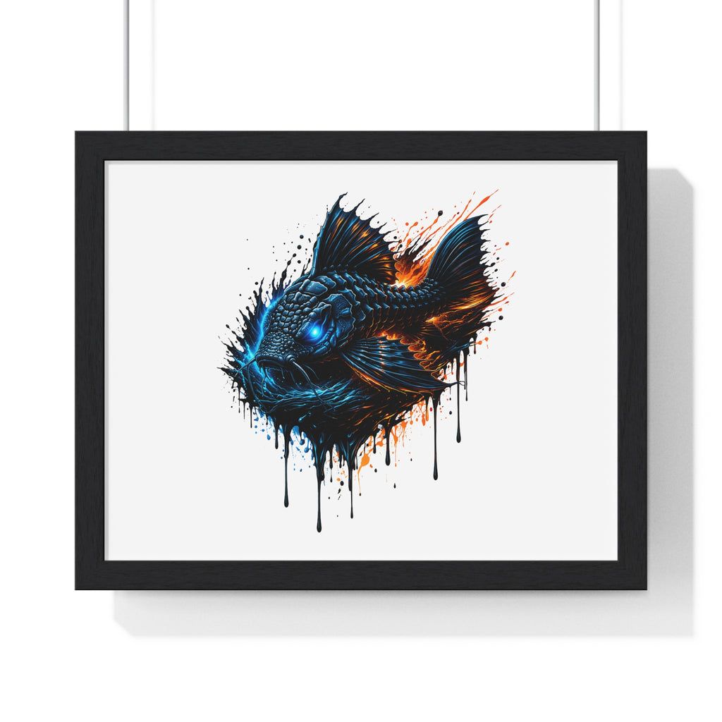 Armored Pleco L-185– Premium Wood-Framed Poster