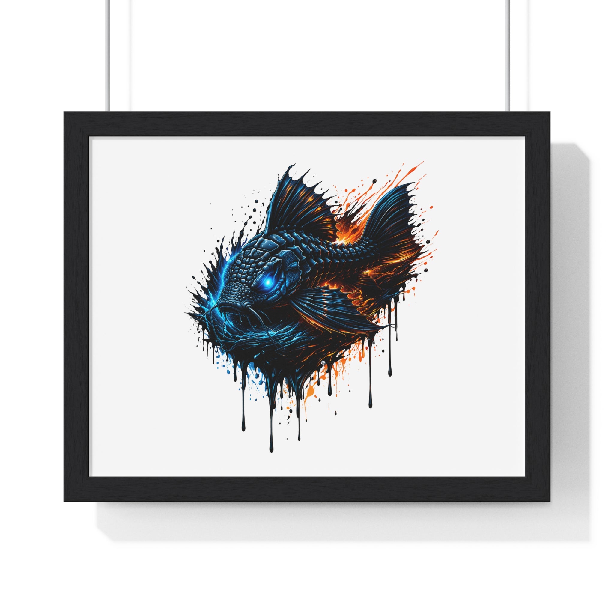 Armored Pleco L-185– Premium Wood-Framed Poster