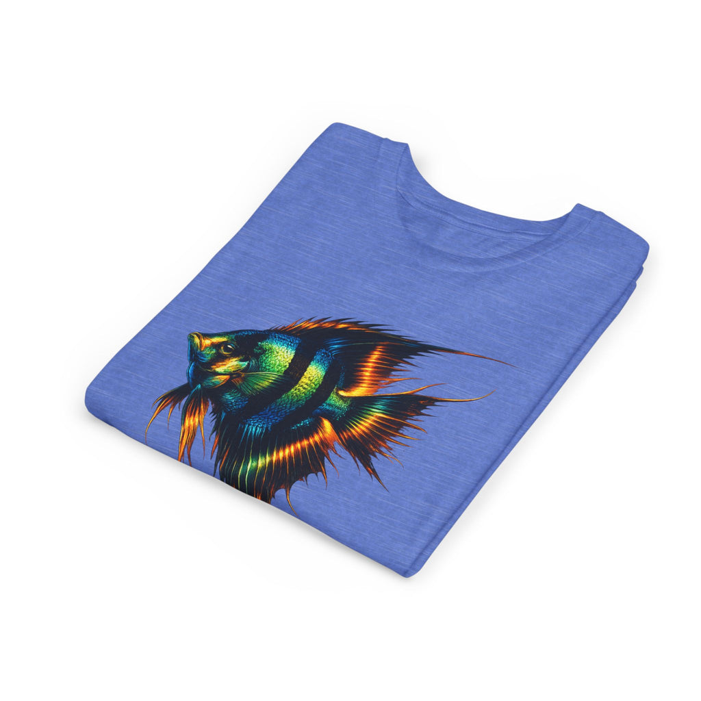 Angelfish Youth Tee – Colorful Aquarium Fish Graphic Shirt for Kids