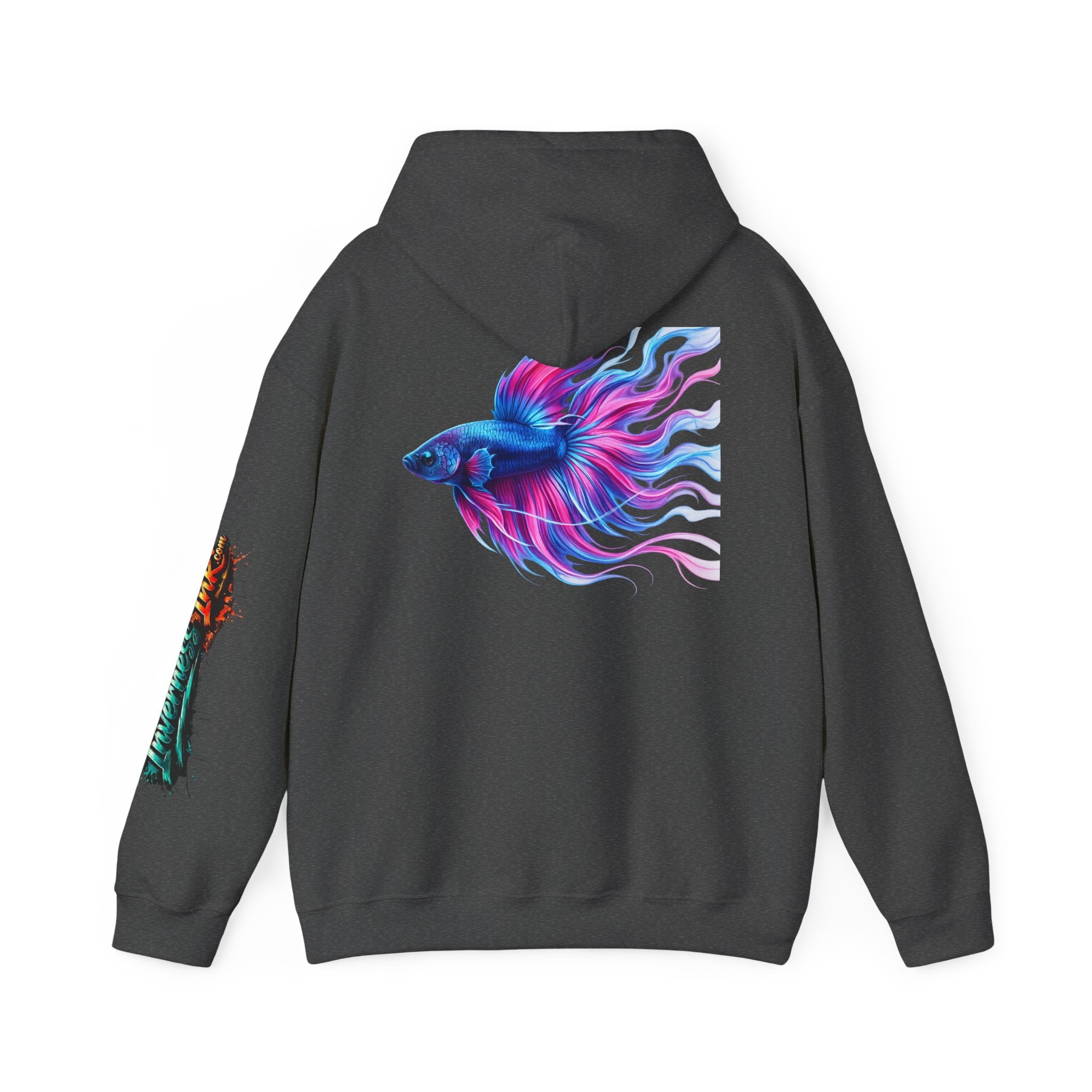 Electric Paint Betta — Artisan Series Hoodie — Inverness Ink Graphic Pullover