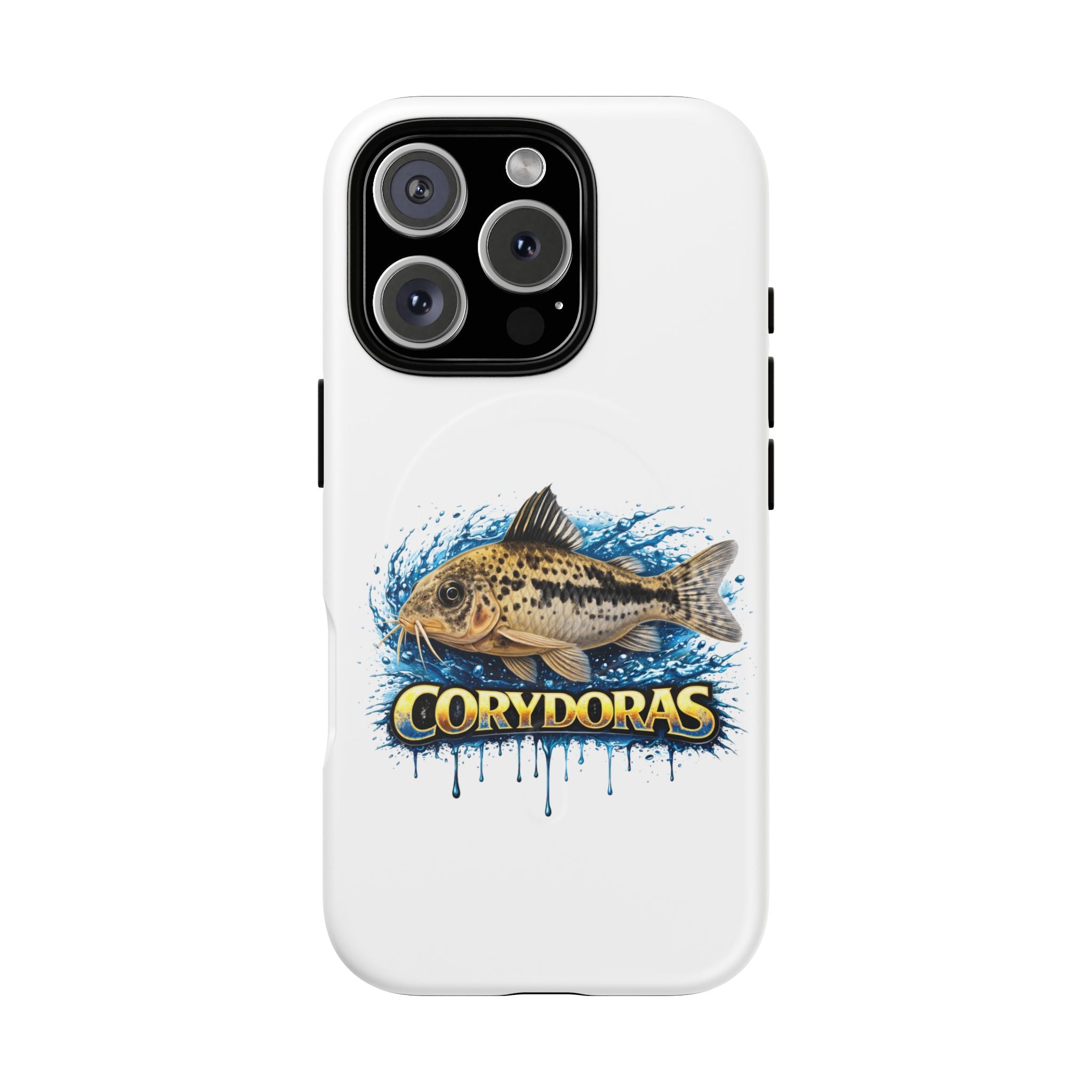 Corydoras Tough Magnetic Phone Case — Protective Fish Aquarium Design