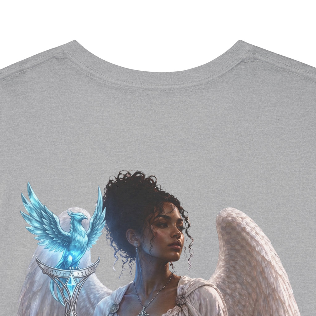 The Eternal Wars Graphic Tee – "Cambria" Winged Warrior Shirt