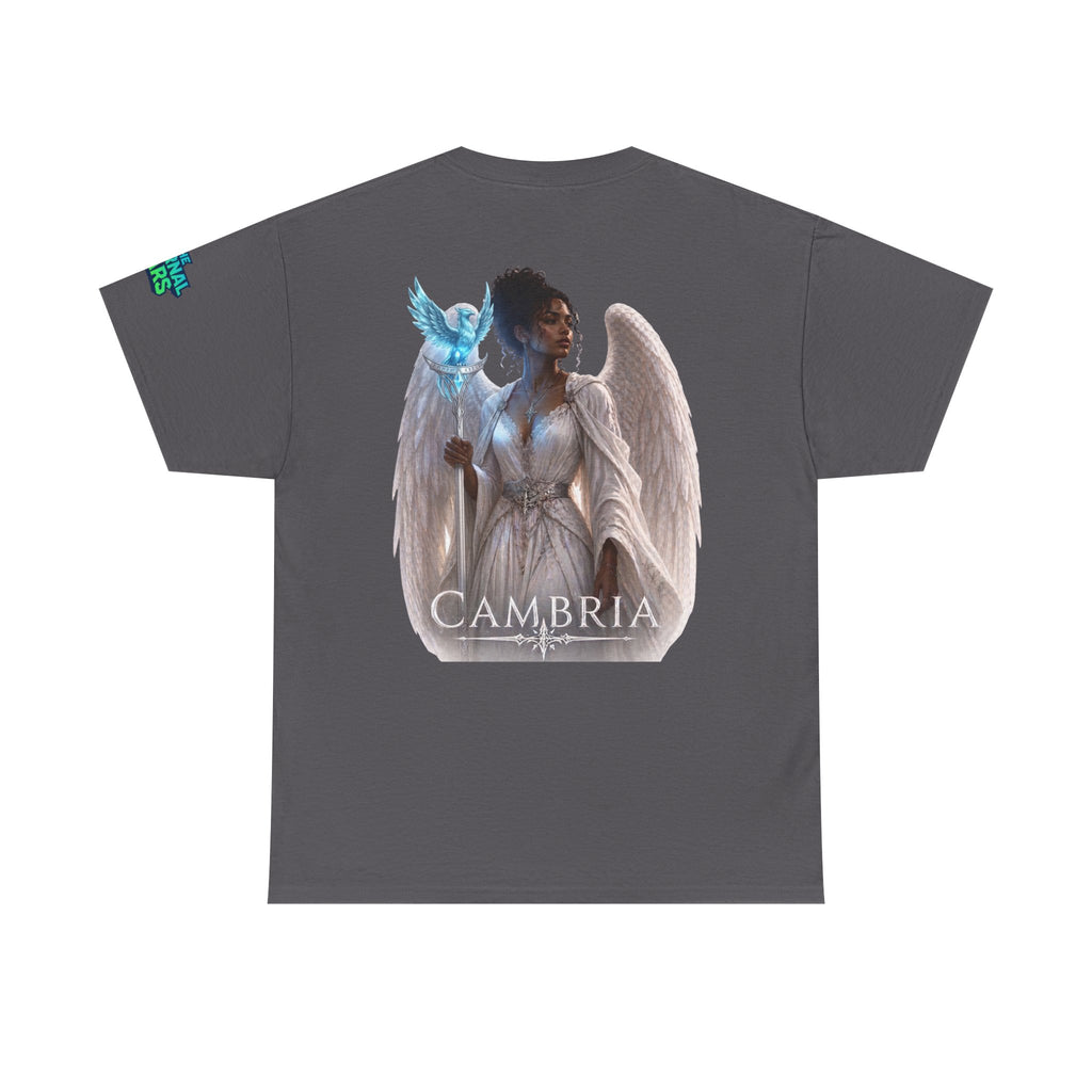The Eternal Wars Graphic Tee – "Cambria" Winged Warrior Shirt