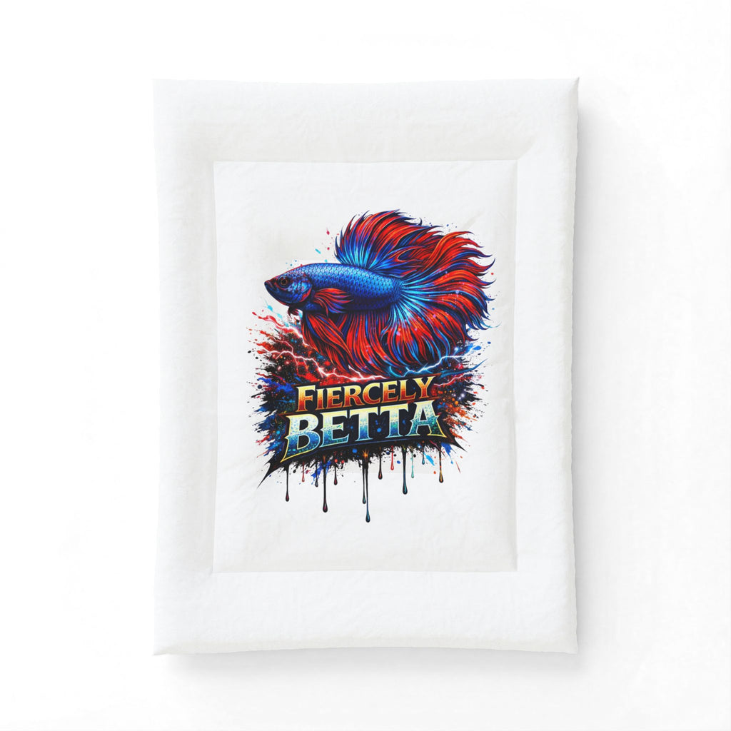Fiercely Betta Cotton Comforter — Colorful Betta Fish Bedding