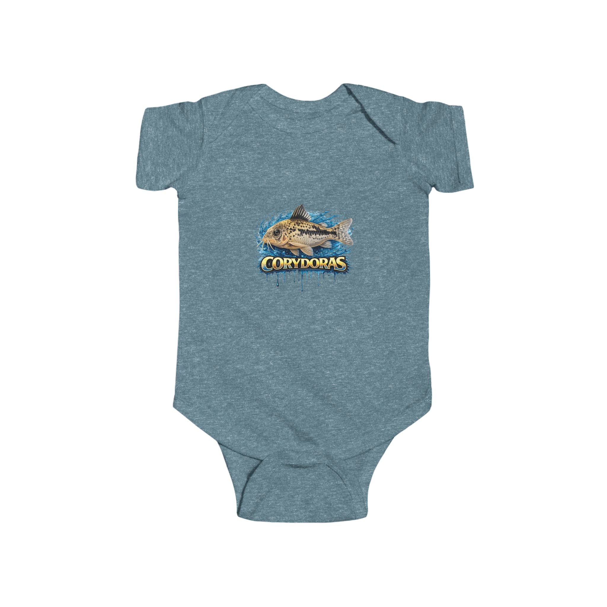 Infant Bodysuit - Colorful Catch Peppered Cory