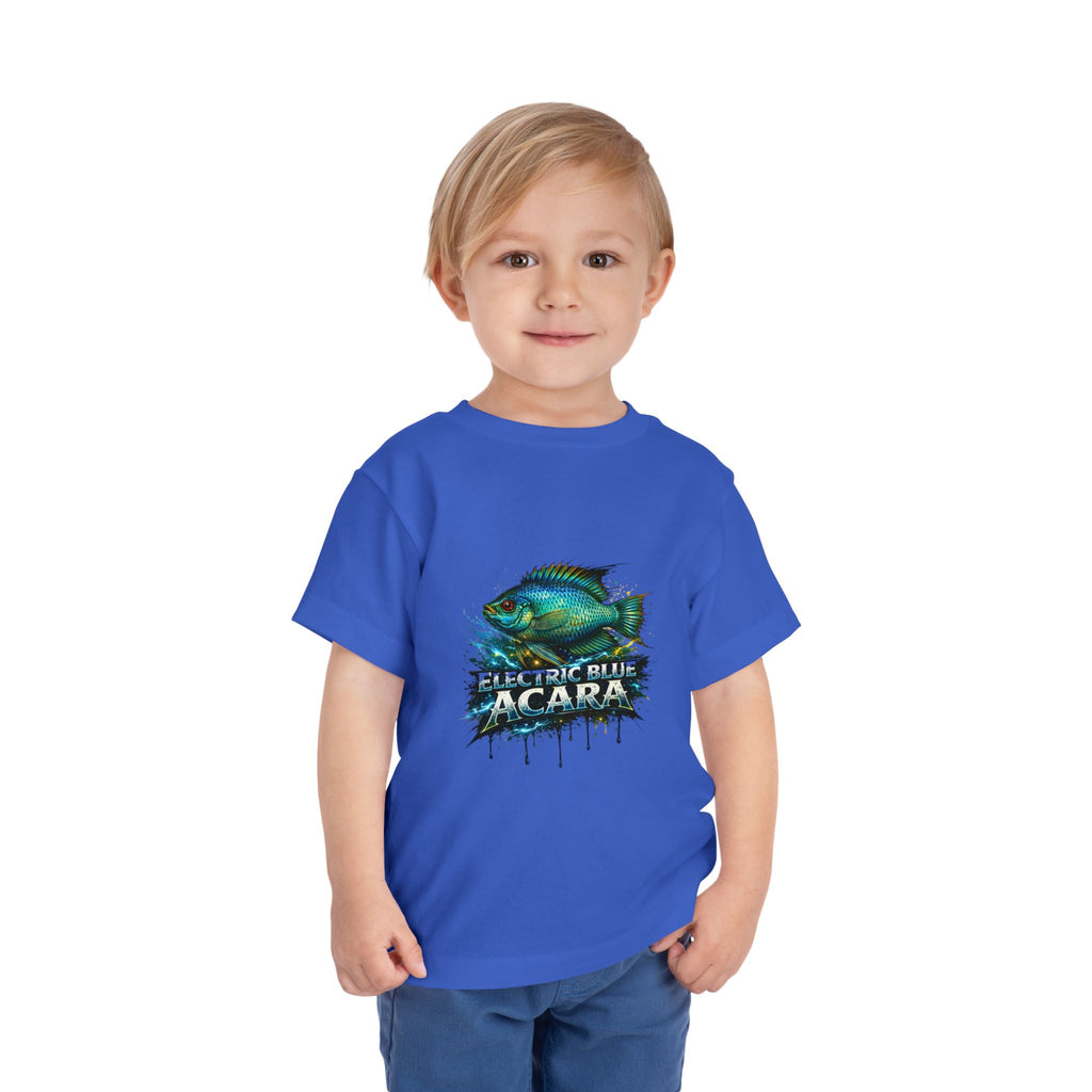 Electric Blue Acara – Toddler Graphic Tee