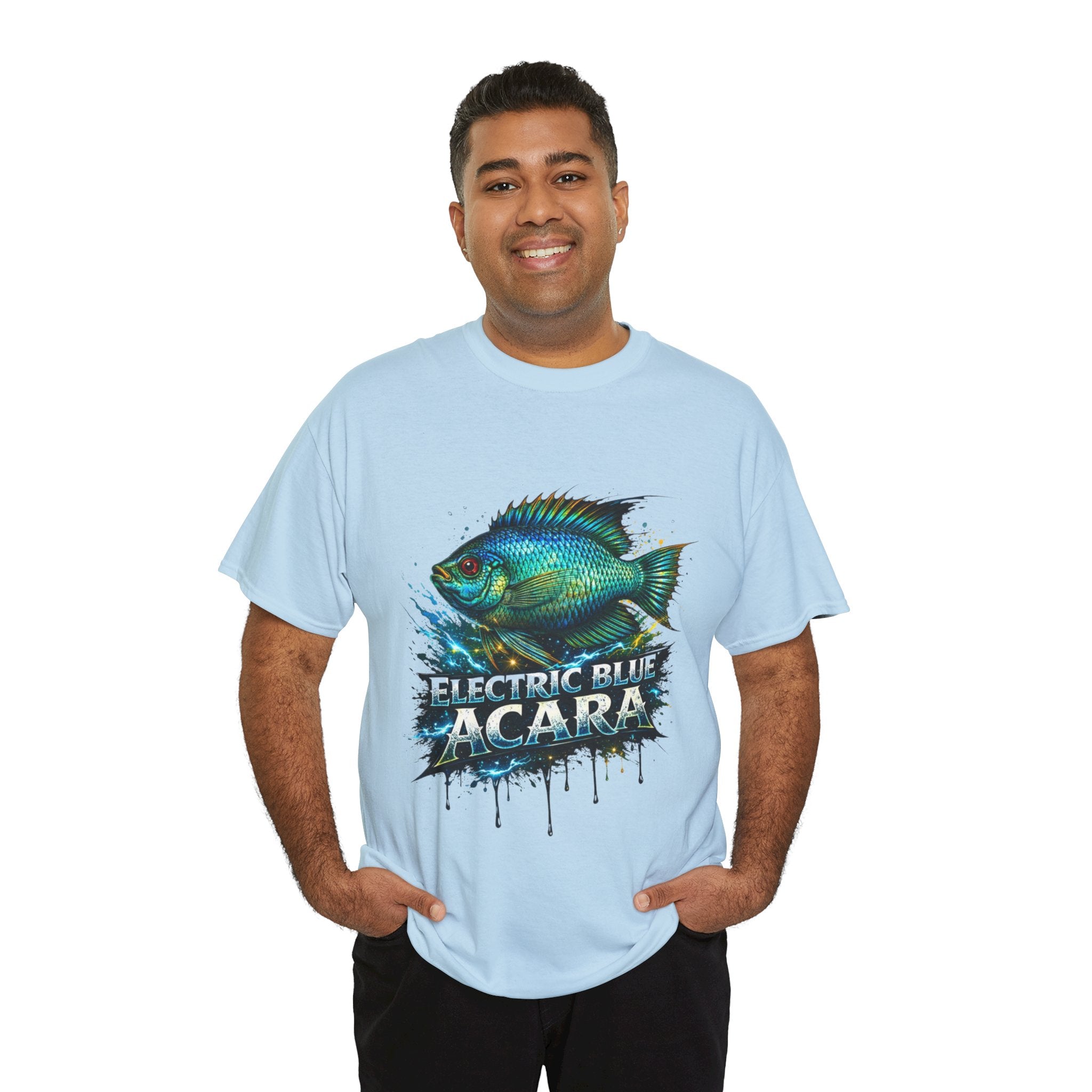 Electric Blue Acara – Premium Graphic Tee