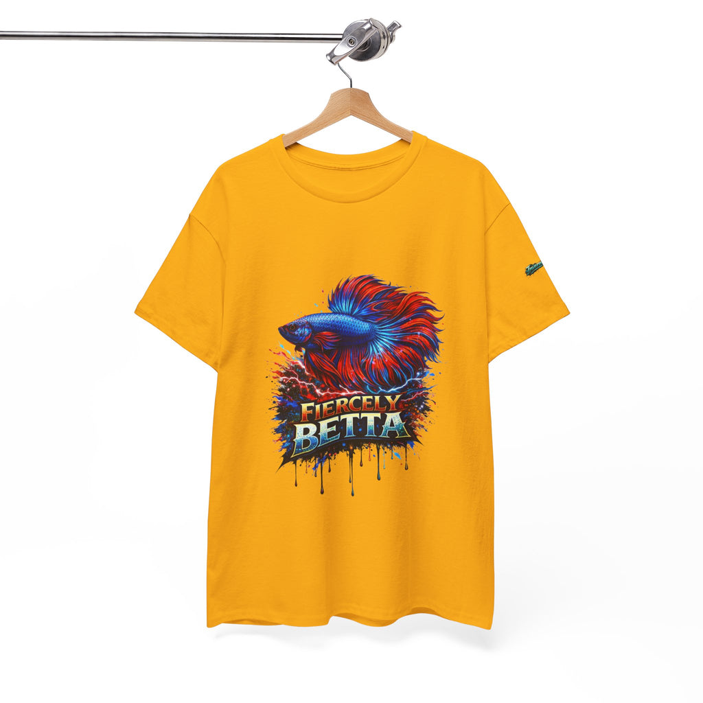 Betta Fish T-Shirt — Fiercely Betta Colorful Aquarium Fish Tee