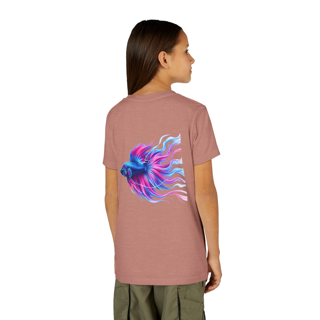 Youth Tee - Colorful Betta Fish Graphic Shirt