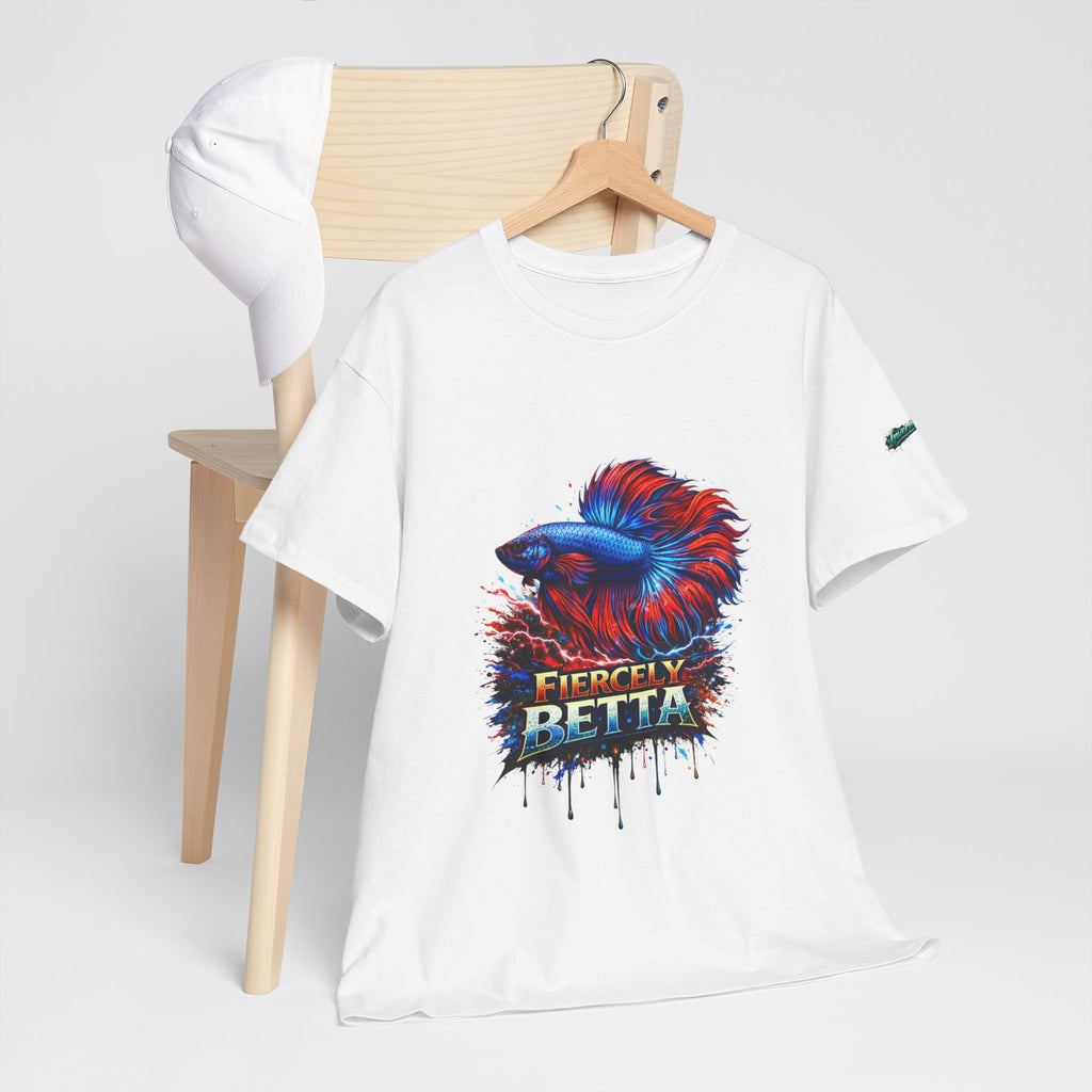 Betta Fish T-Shirt — Fiercely Betta Colorful Aquarium Fish Tee