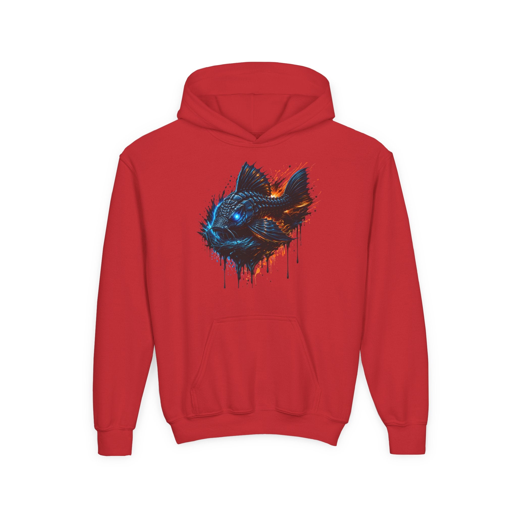 Armored Pleco L-185 – Youth Premium Hooded Sweatshirt