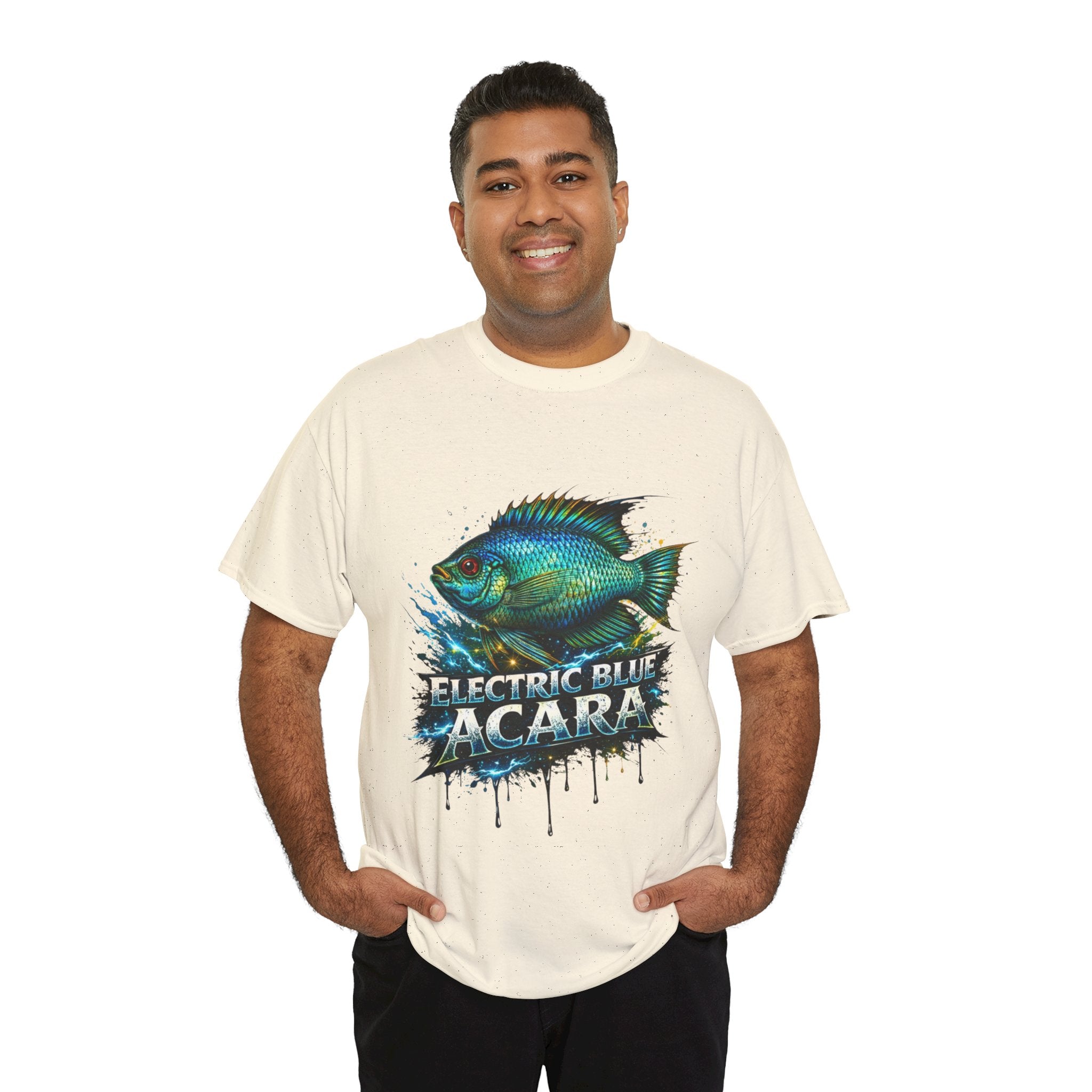 Electric Blue Acara – Premium Graphic Tee