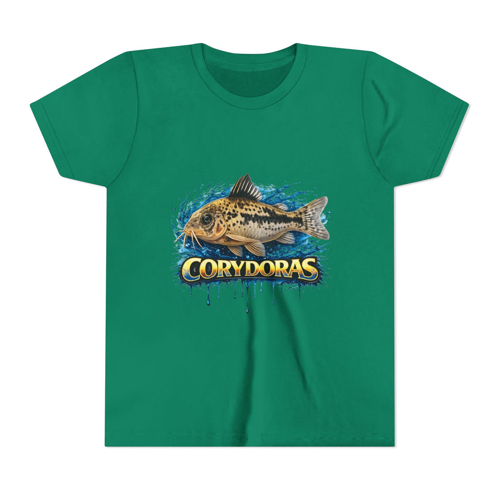 Corydoras Fish Youth Tee – Cute Aquarium Catfish Graphic Shirt