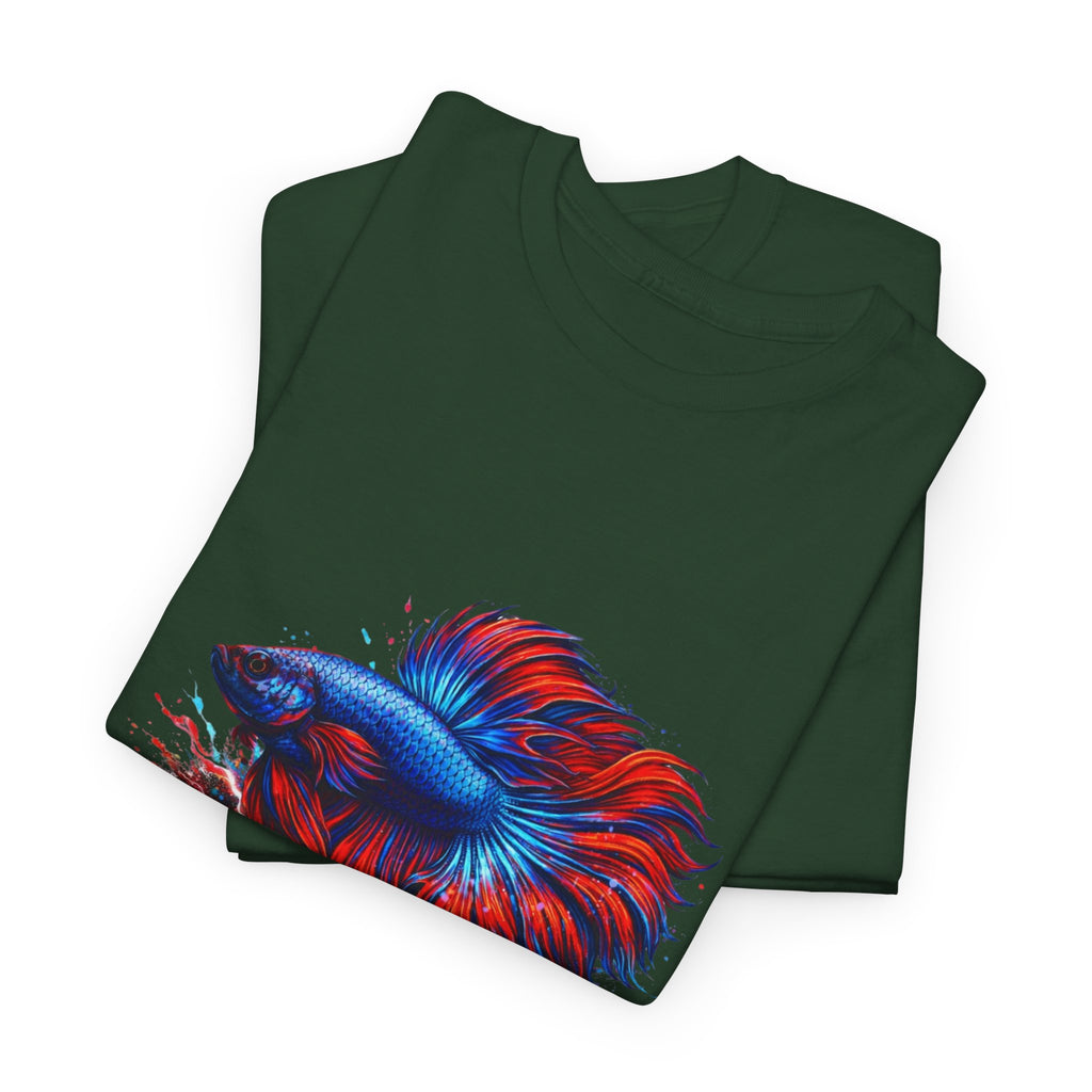 Betta Fish T-Shirt — Fiercely Betta Colorful Aquarium Fish Tee