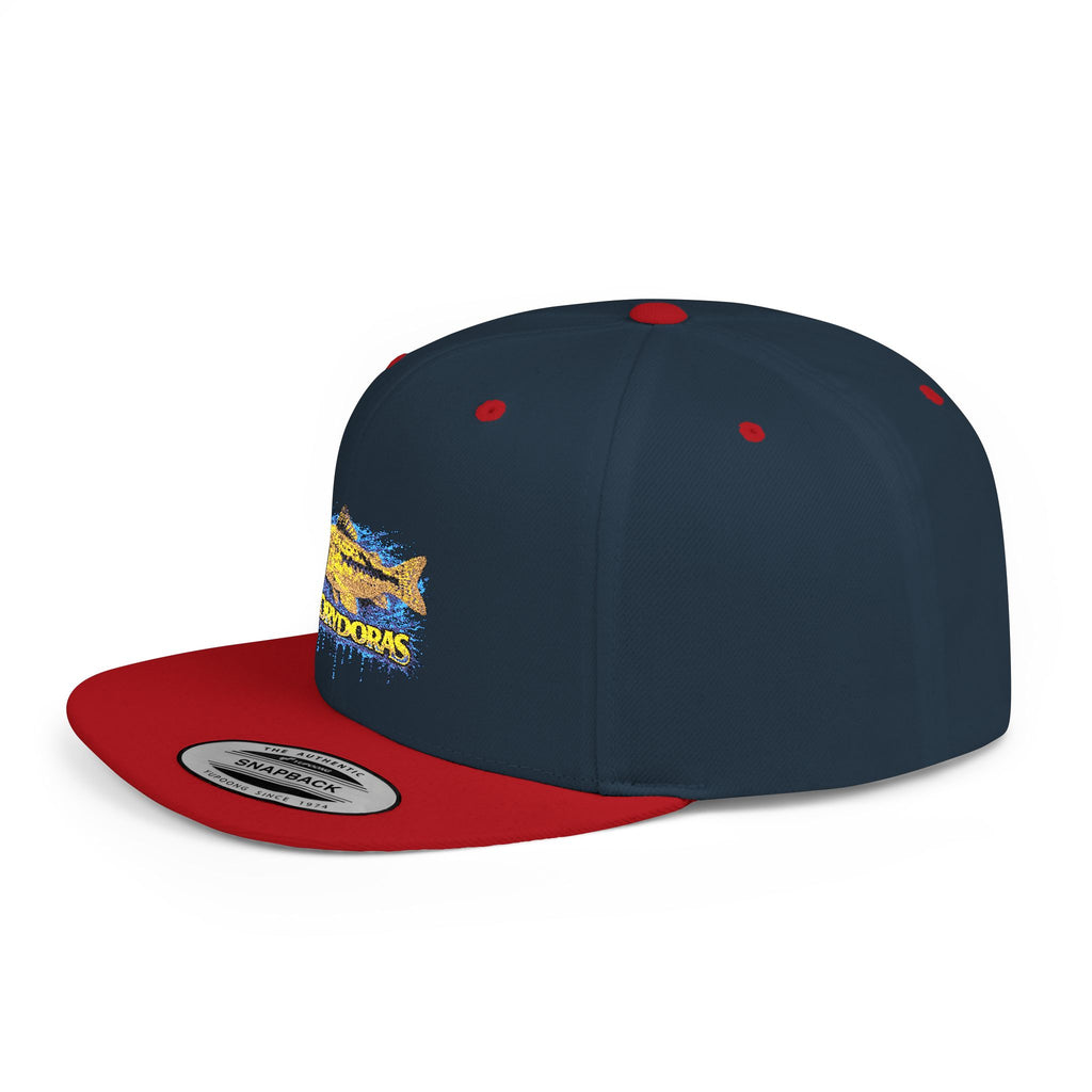 Corydoras Catfish Splash Flat Bill Snapback Hat