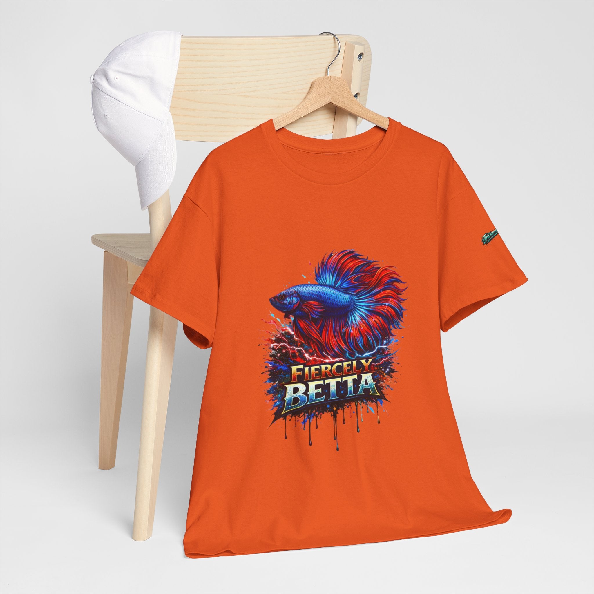 Betta Fish T-Shirt — Fiercely Betta Colorful Aquarium Fish Tee