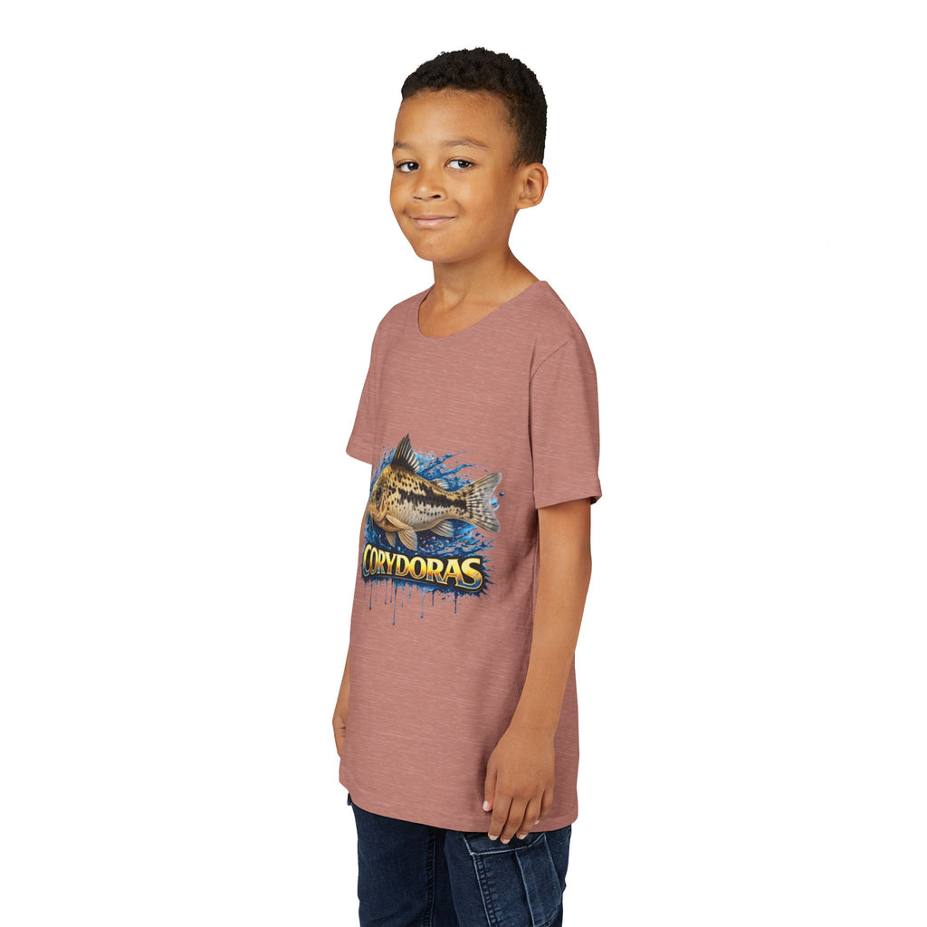 Corydoras Fish Youth Tee – Cute Aquarium Catfish Graphic Shirt