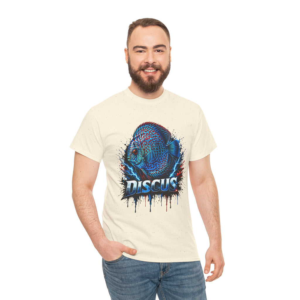 Discus Fish Graphic Tee - Vibrant Aquarium Fish Shirt