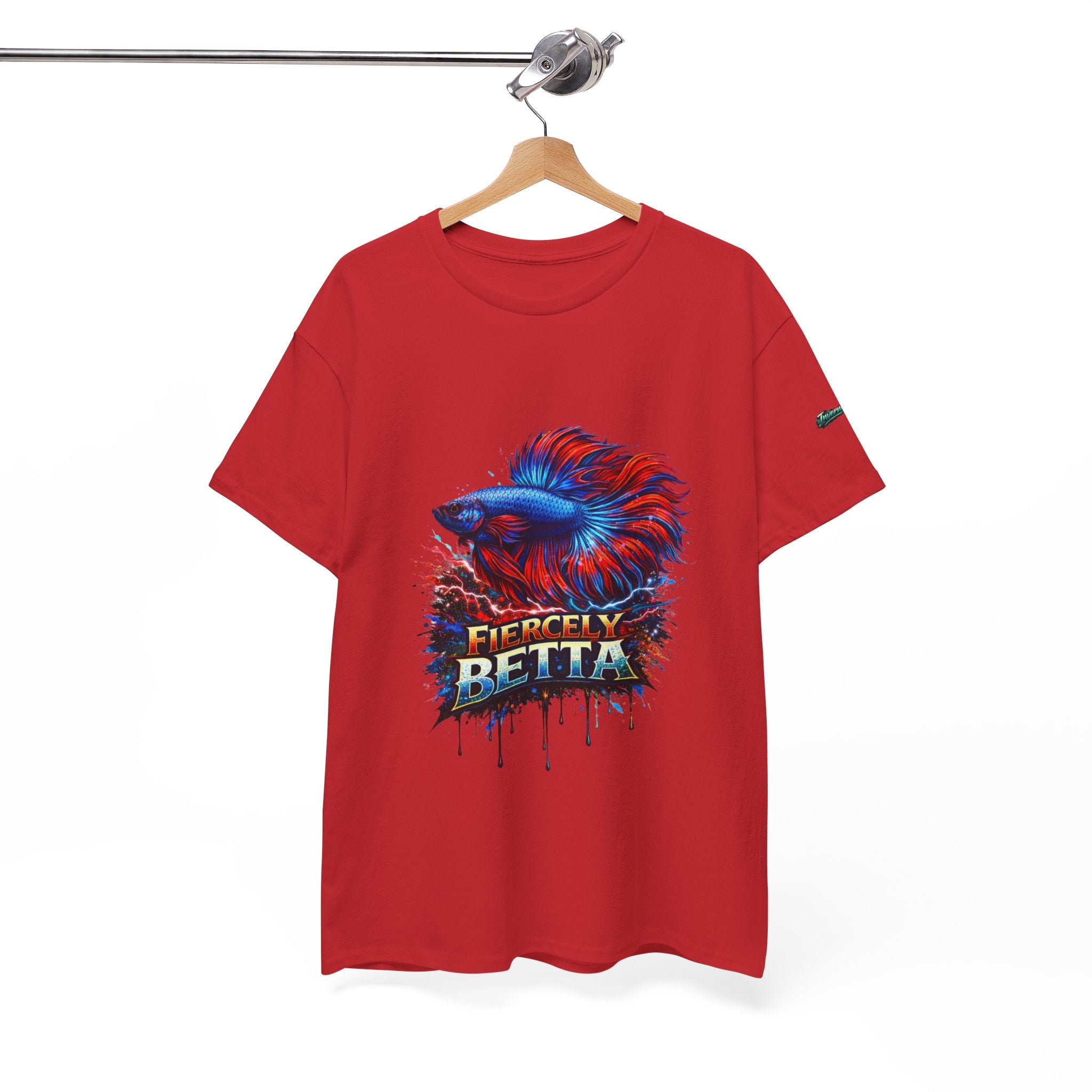 Betta Fish T-Shirt — Fiercely Betta Colorful Aquarium Fish Tee