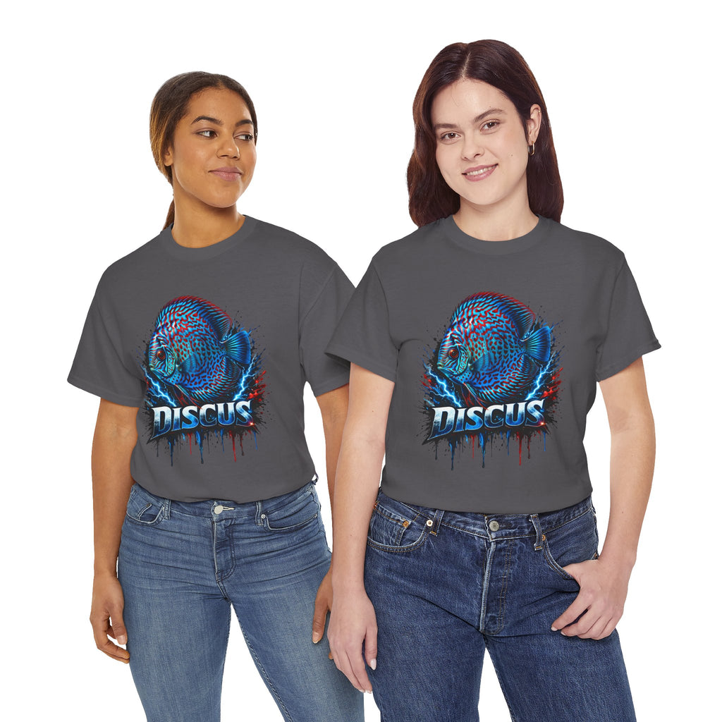 Discus Fish Graphic Tee - Vibrant Aquarium Fish Shirt