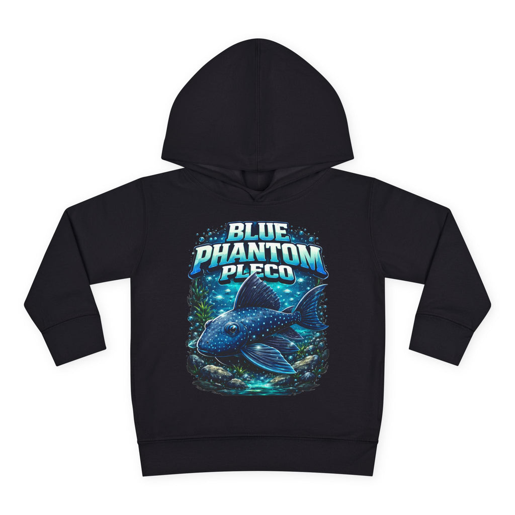 Toddler Hoodie — 'Blue Phantom Pleco' Cute Aquarium Fish Pullover