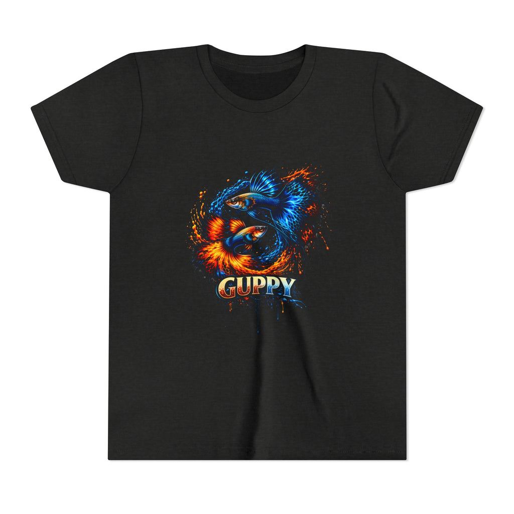 Fire & Ice Guppy – Youth "Neon Flare" Premium Tee
