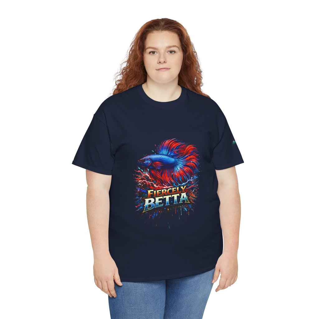 Betta Fish T-Shirt — Fiercely Betta Colorful Aquarium Fish Tee