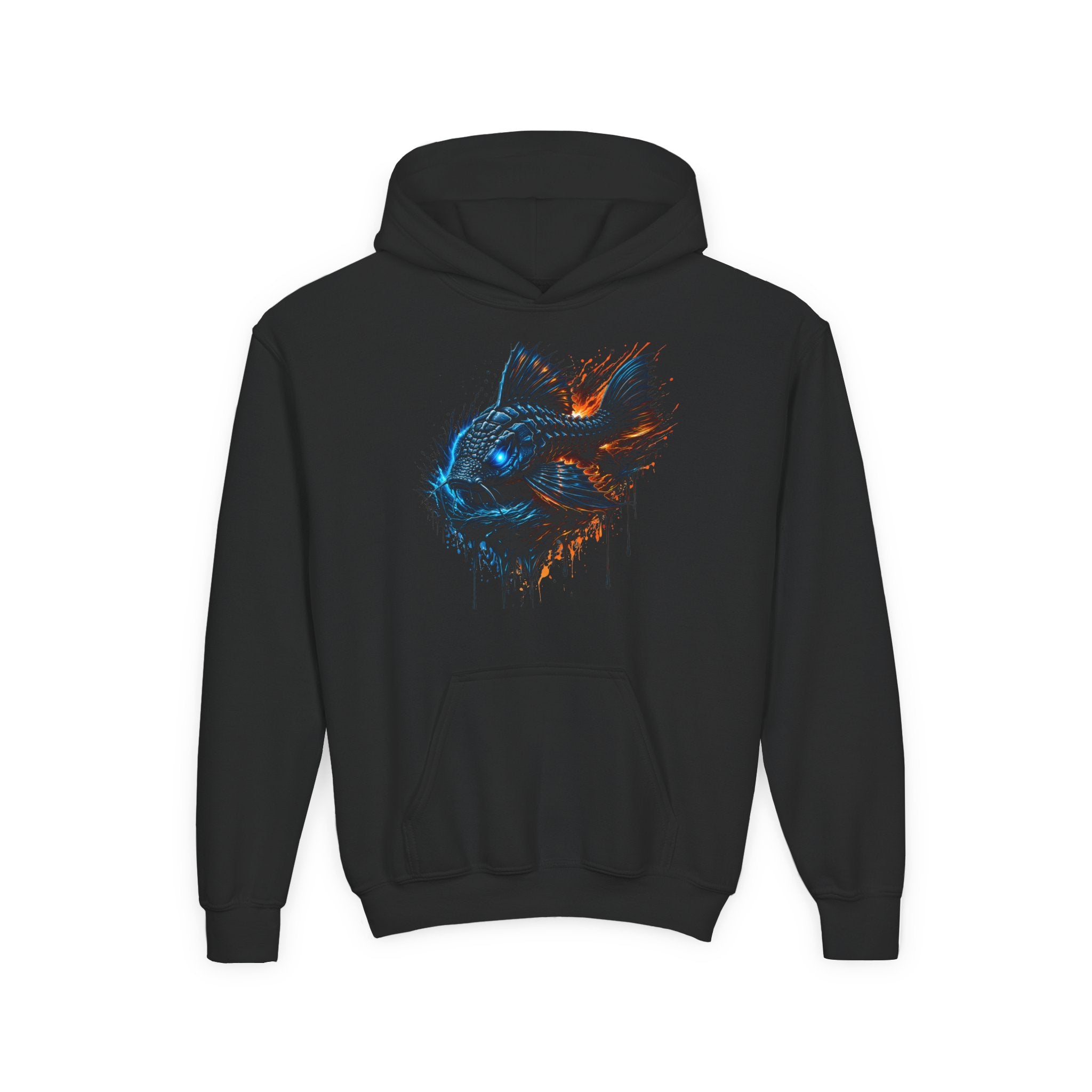 Armored Pleco L-185 – Youth Premium Hooded Sweatshirt