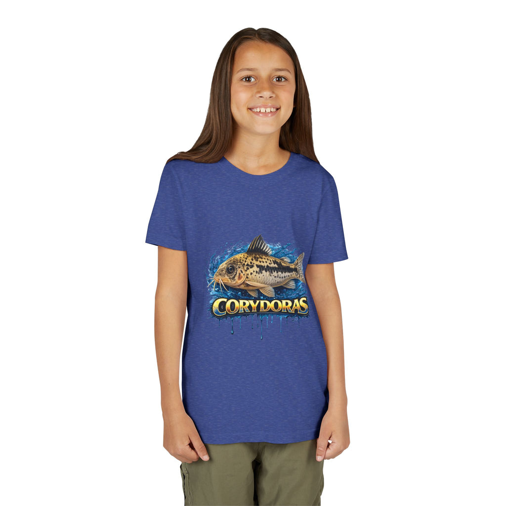 Corydoras Fish Youth Tee – Cute Aquarium Catfish Graphic Shirt
